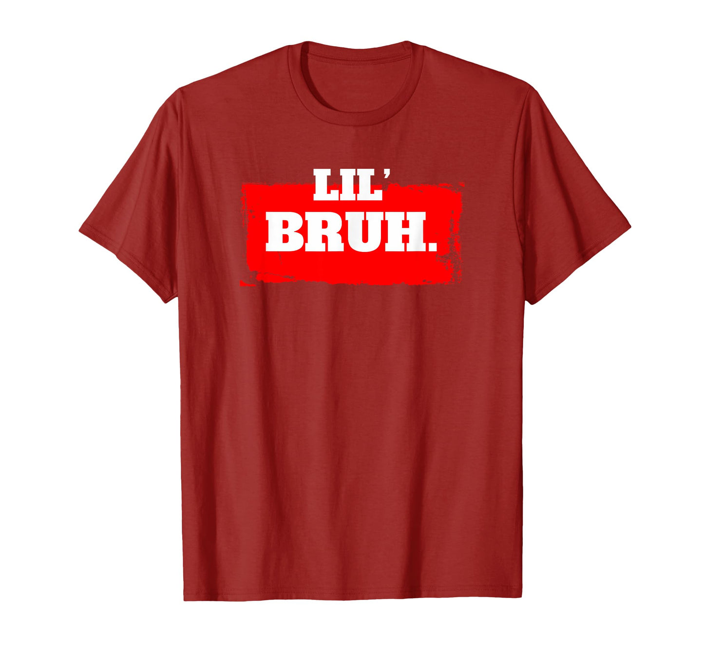 Lil' Bruh Meme Bro Funny Brother Teens Boys Men T-Shirt