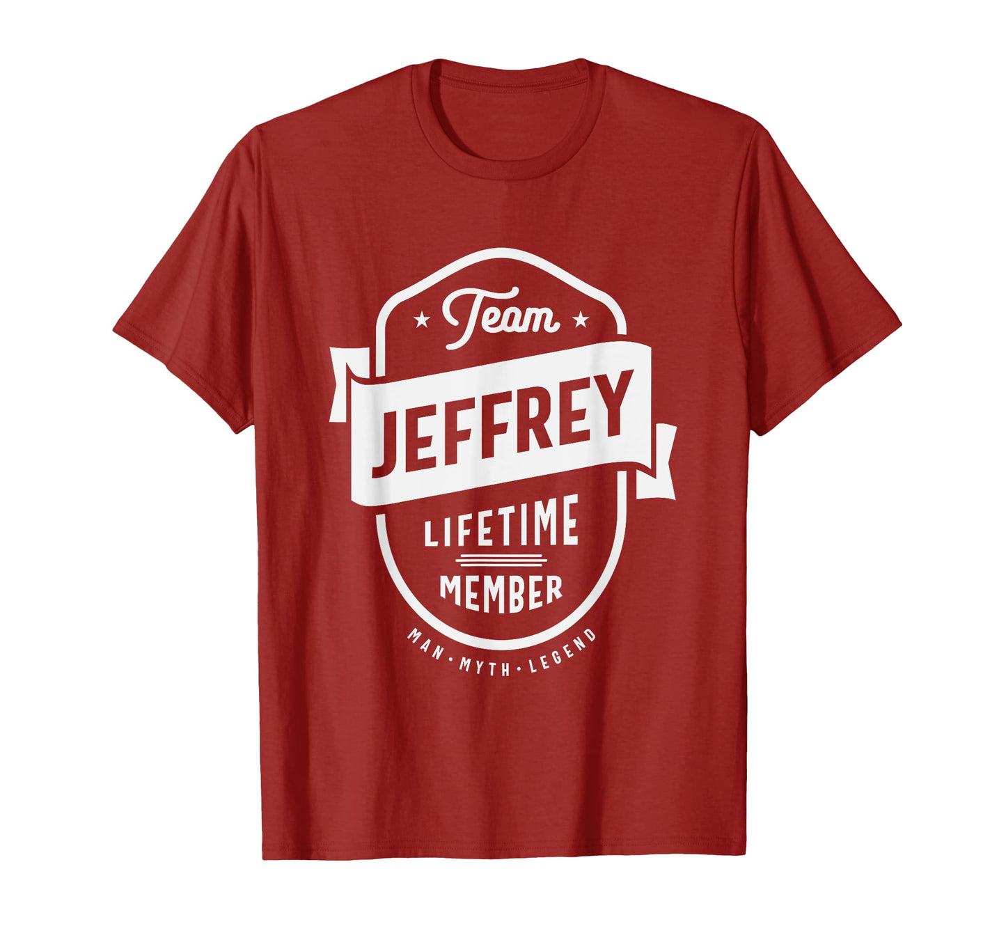Team Jeffrey Lifetime Member Funny Name Jeffrey T-Shirt