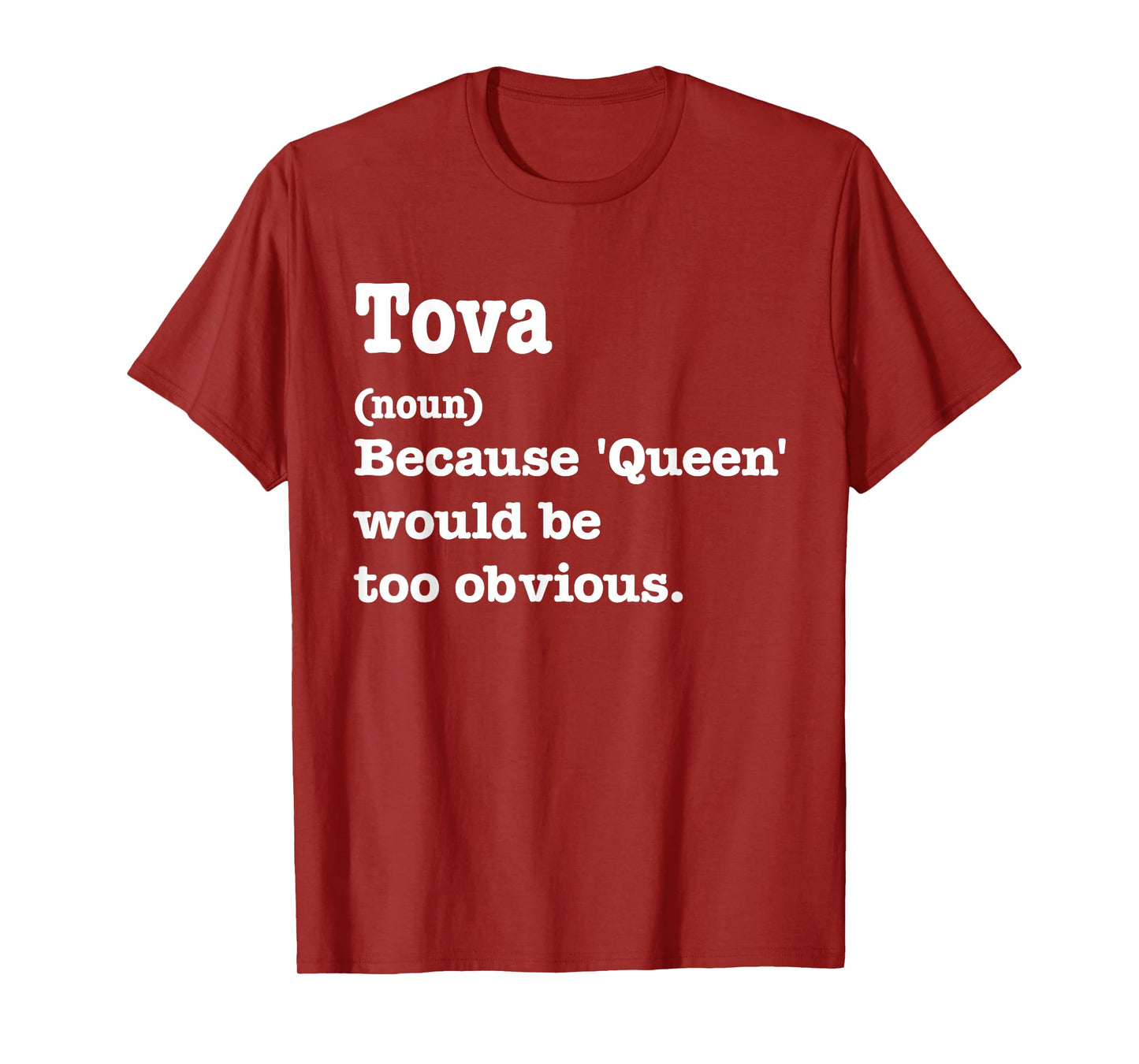 TOVA Sarcasm Queen Tee - Custom TOVA Women's T-Shirt