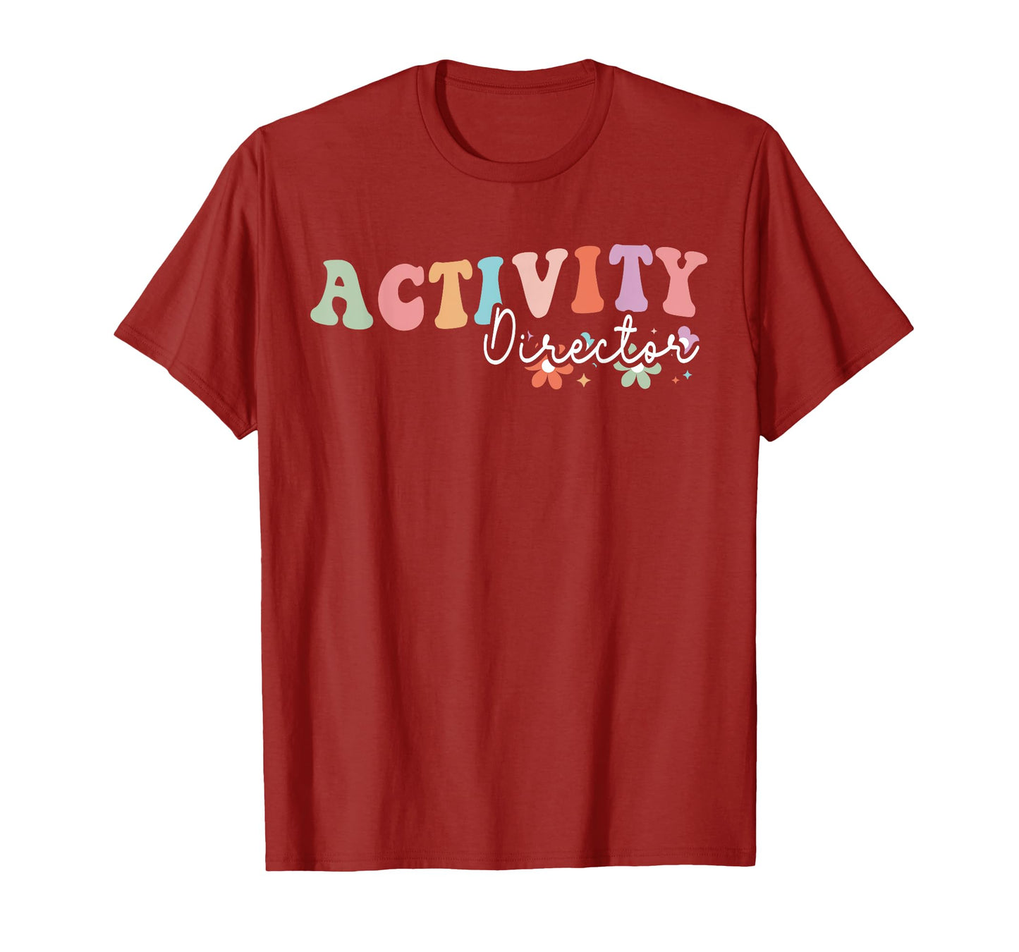 Groovy Activity Director Retro Activity Professionals Week T-Shirt