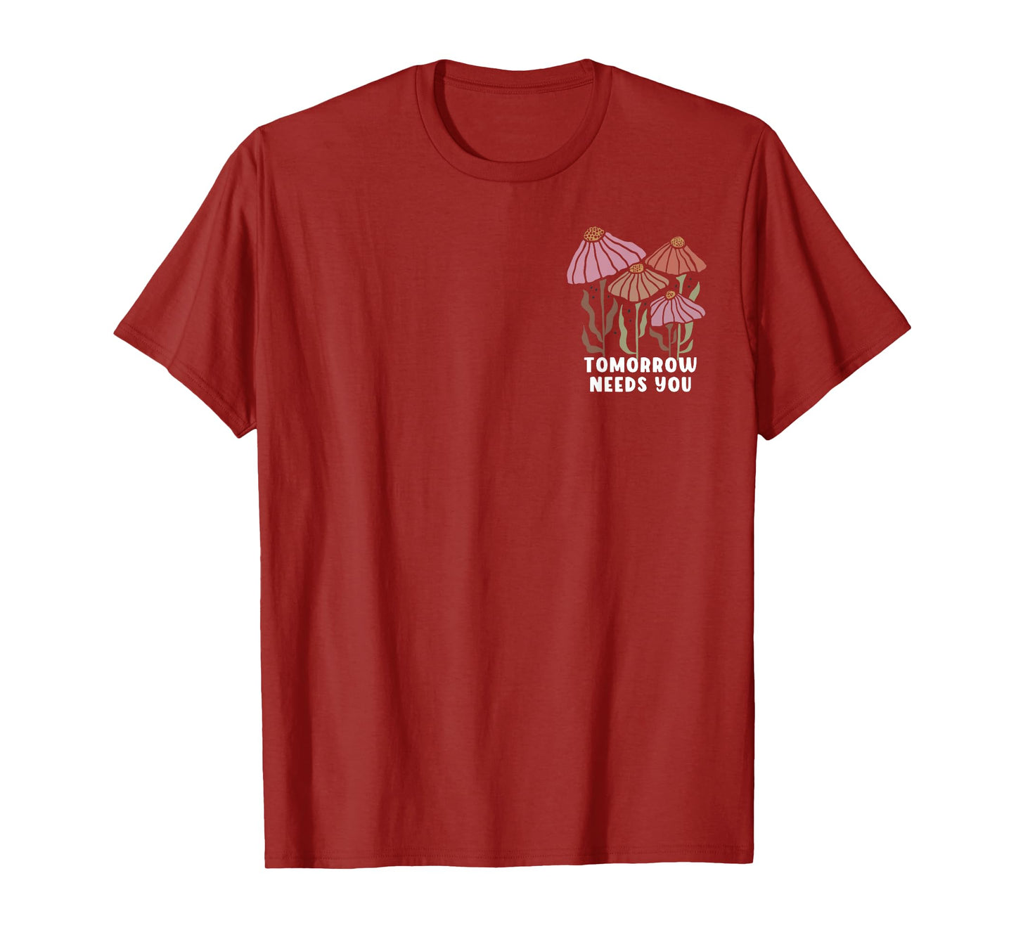 Floral 988 Call Or Text Mental Health Suicide Prevention T-Shirt