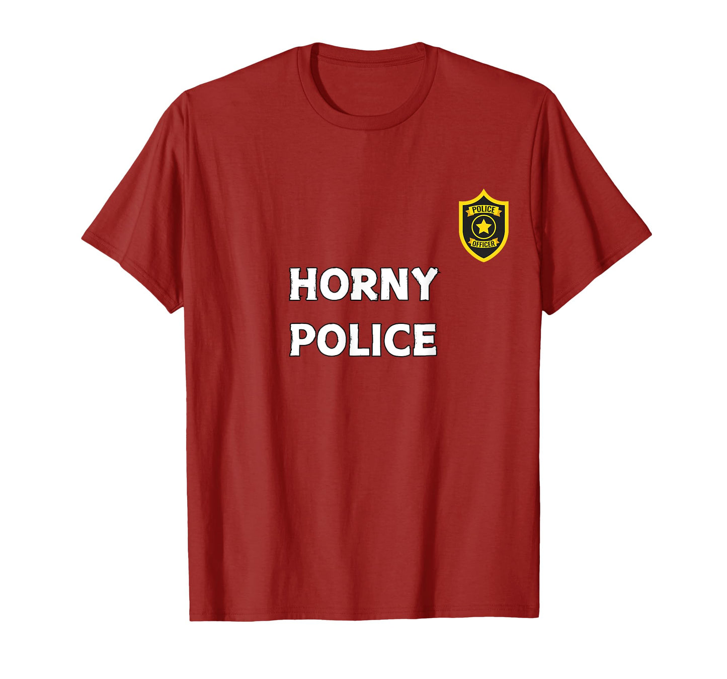 Fun Graphic-Horny Police T-Shirt