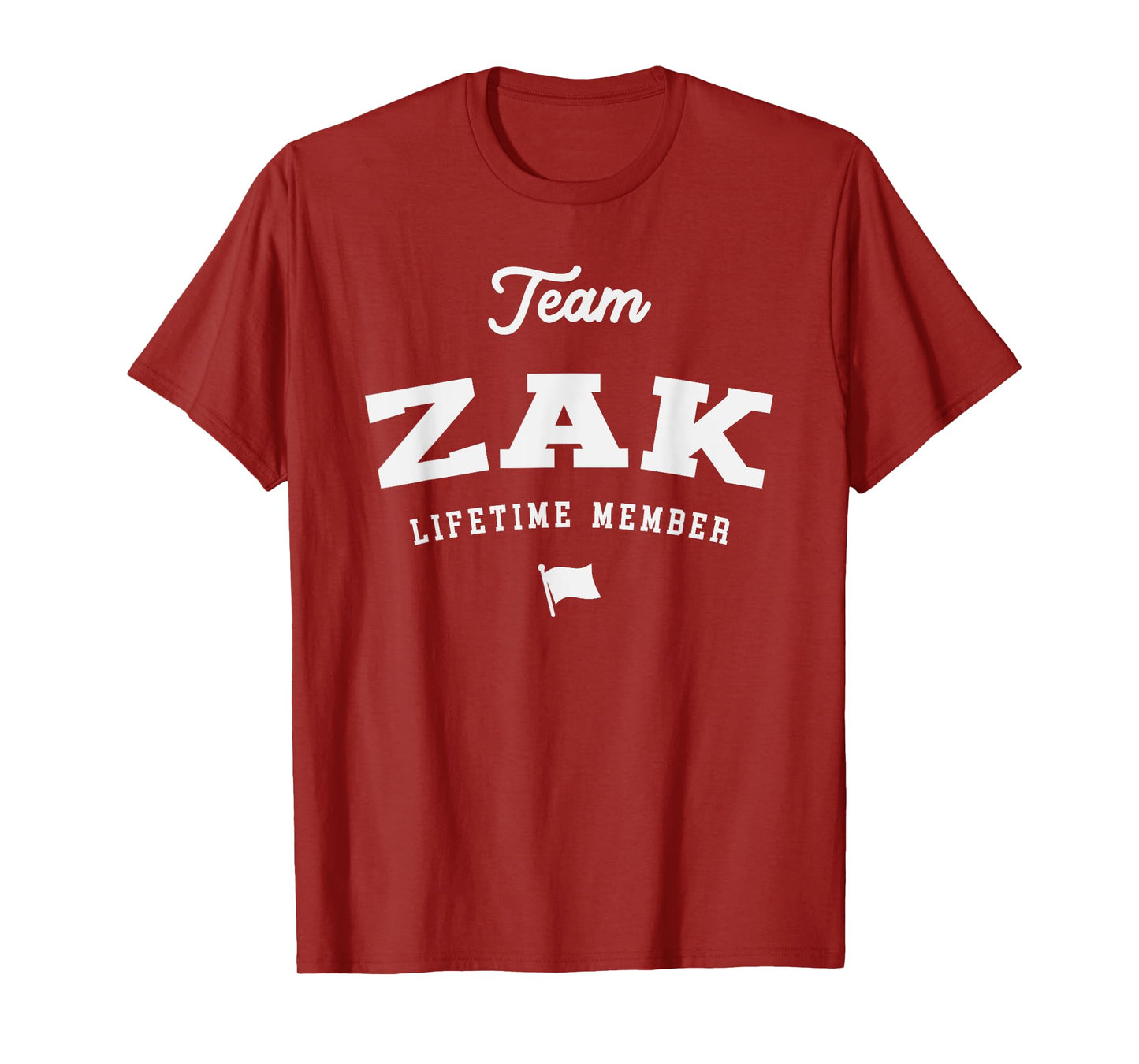 Team Zak Lifetime Member Funny Name Zak T-Shirt