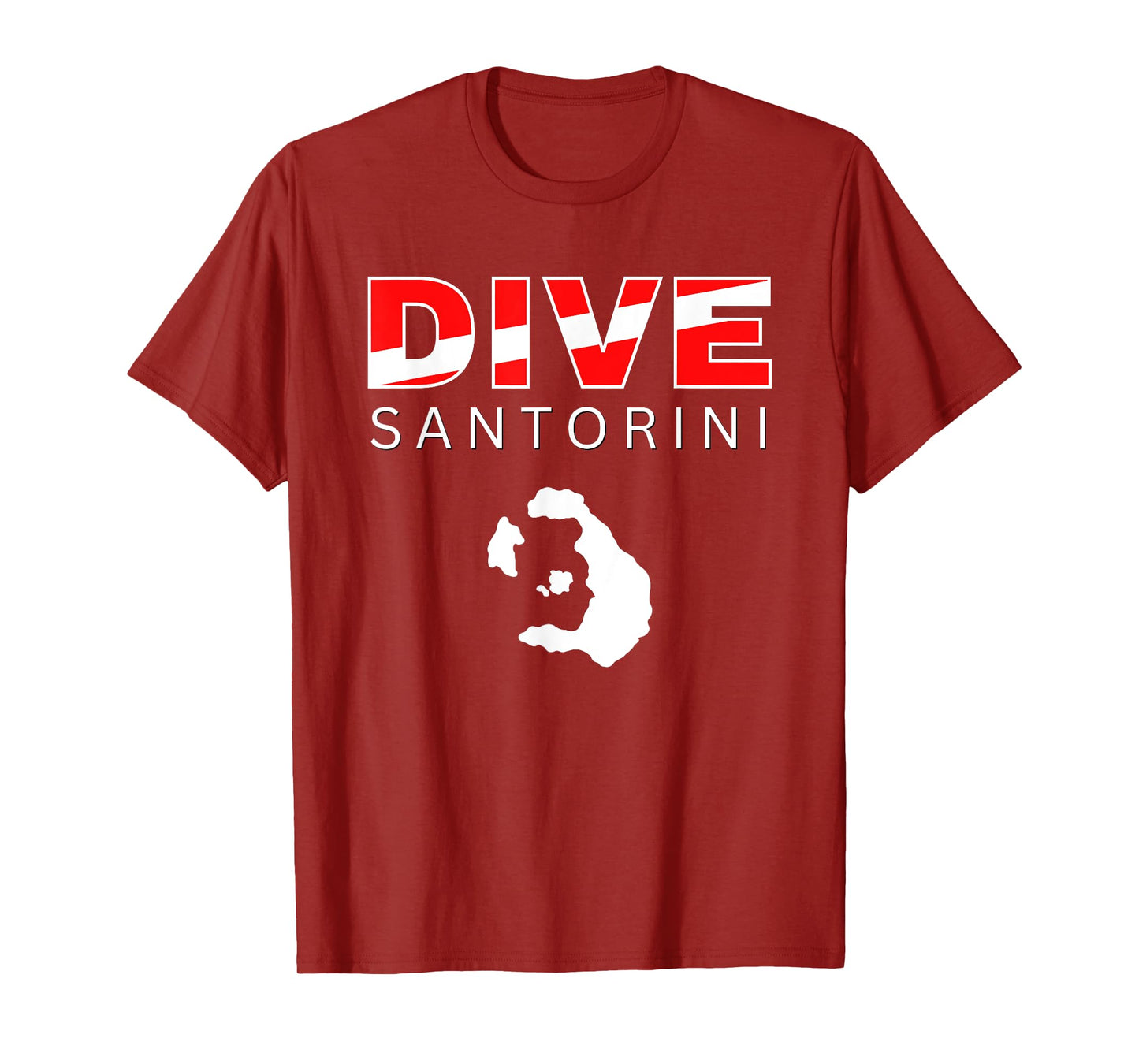 Dive Santorini Scuba Diving Trip Diver Tee T-Shirt