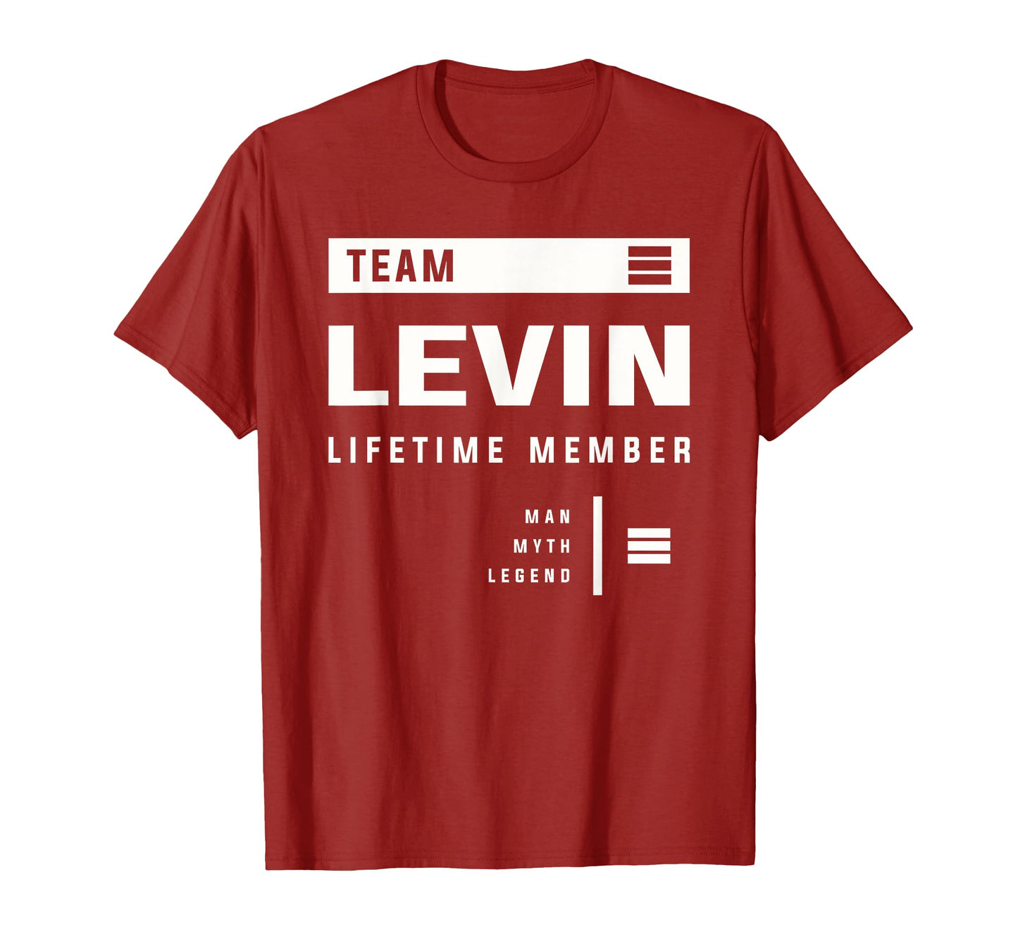 Team Levin Lifetime Member Funny Name Levin T-Shirt