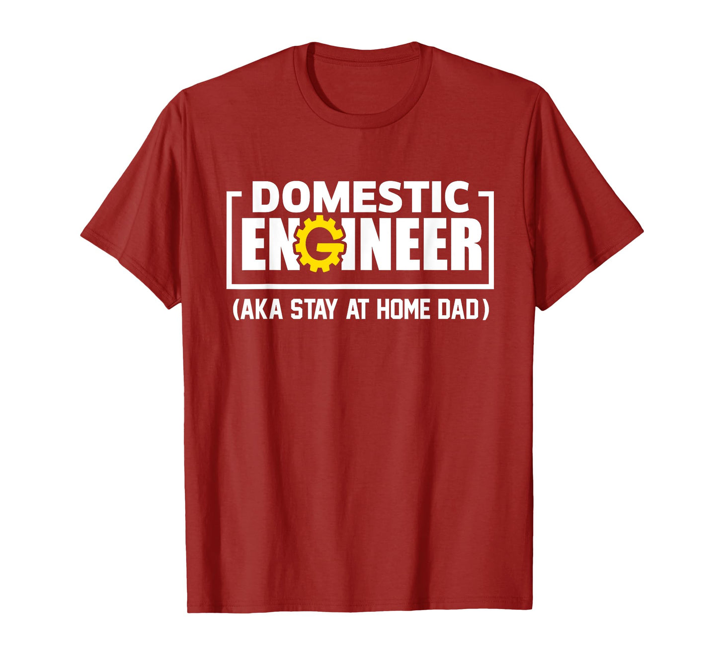 Funny Husband Domestic Engineer Stay at Home Dad Fathers day T-Shirt