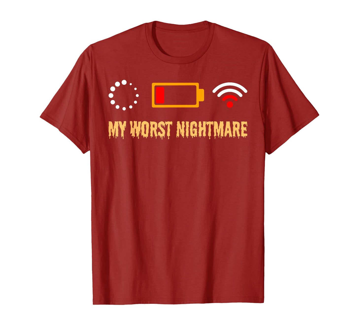 My Worst Nightmare Funny Tech Life Icon Shirts Men Women T-Shirt