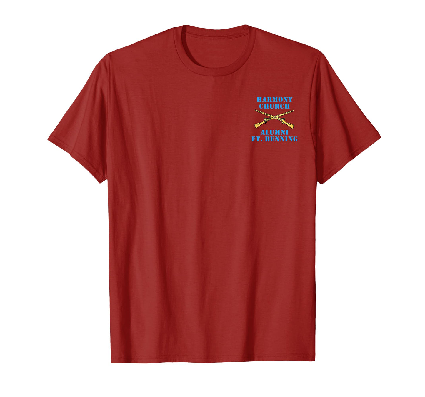 Harmony Church Alumni Ft. Benning Infantry Veteran Grunt T-Shirt