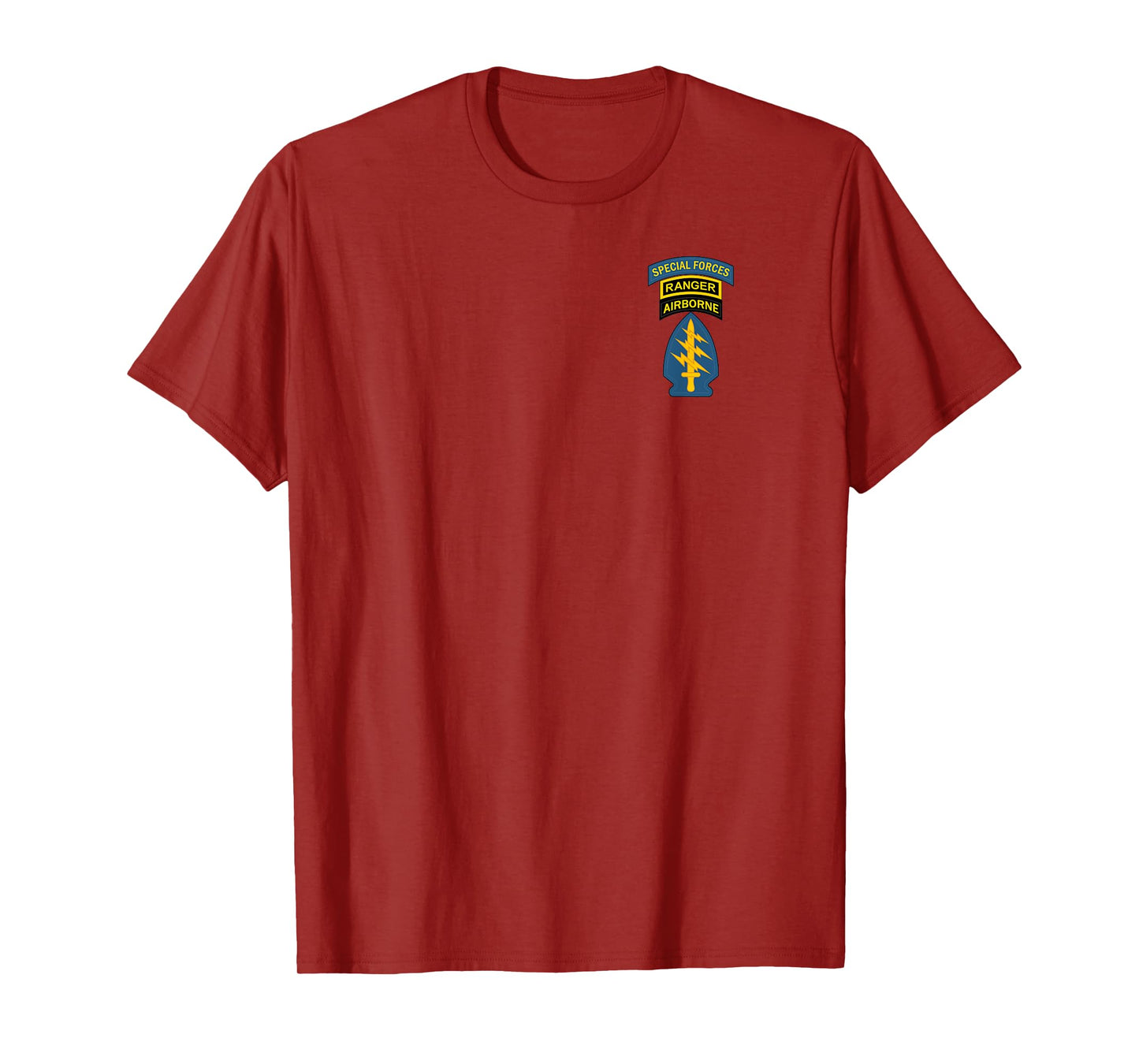 US Special Forces Classic Triple Tab Patch Design T-Shirt