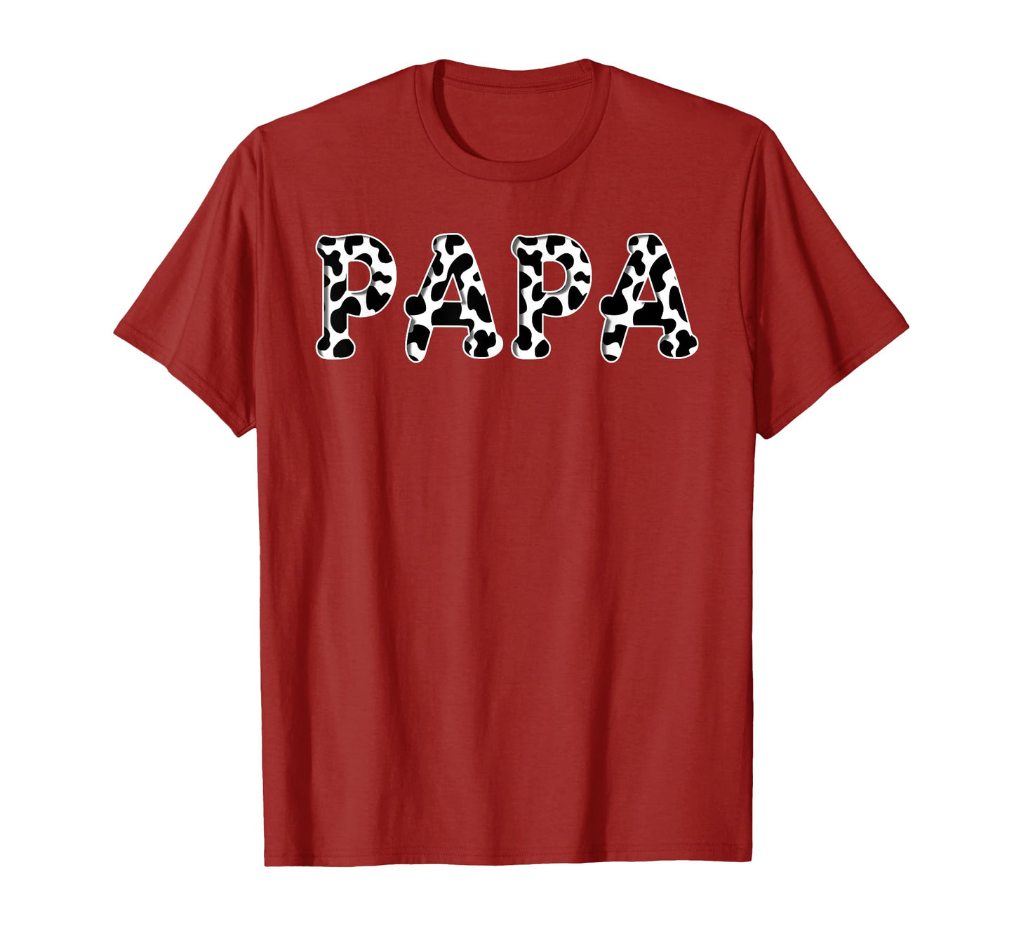 Cow Papa Birthday Family Matching Girl Boy Farm Birthday T-Shirt