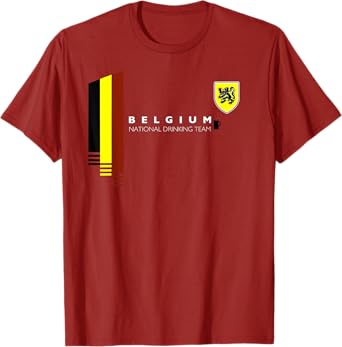 Belgium National Drinking Team | Belgian Beer Pride T-shirt T-Shirt