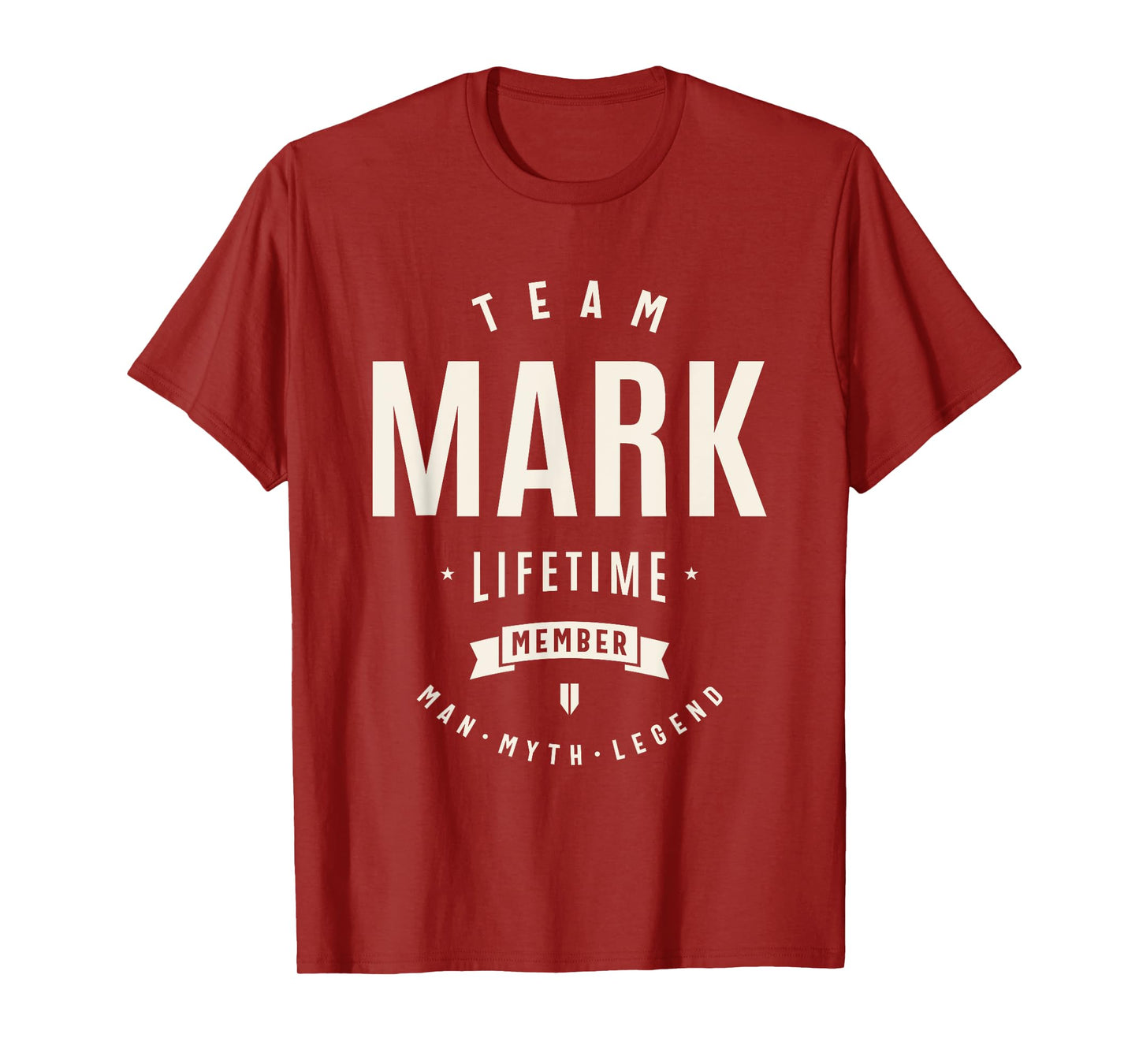 Team Mark Lifetime Member Funny Name Mark T-Shirt