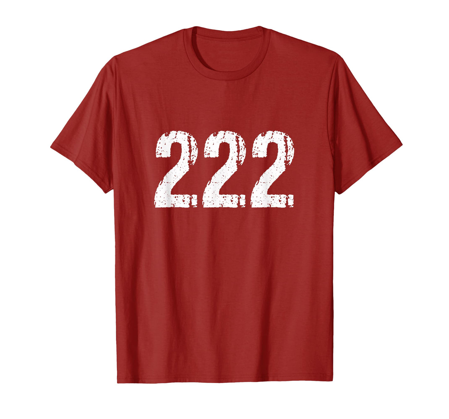 222 Numerology Spiritual Personal Number 222 Angel Number T-Shirt