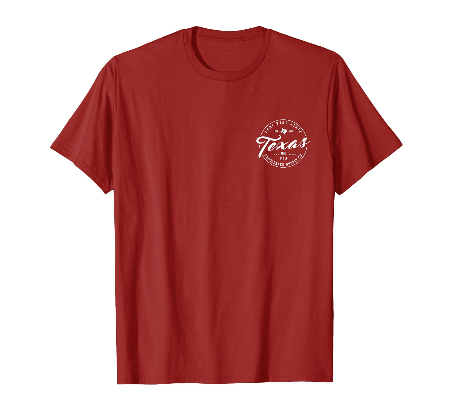 Saddleback ol' Texas White Logo Lightweight, Graphic T-Shirt