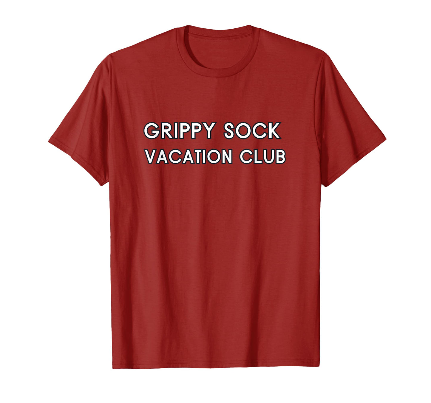Grippy Sock Vacation Club Mental Health Wellness T-Shirt