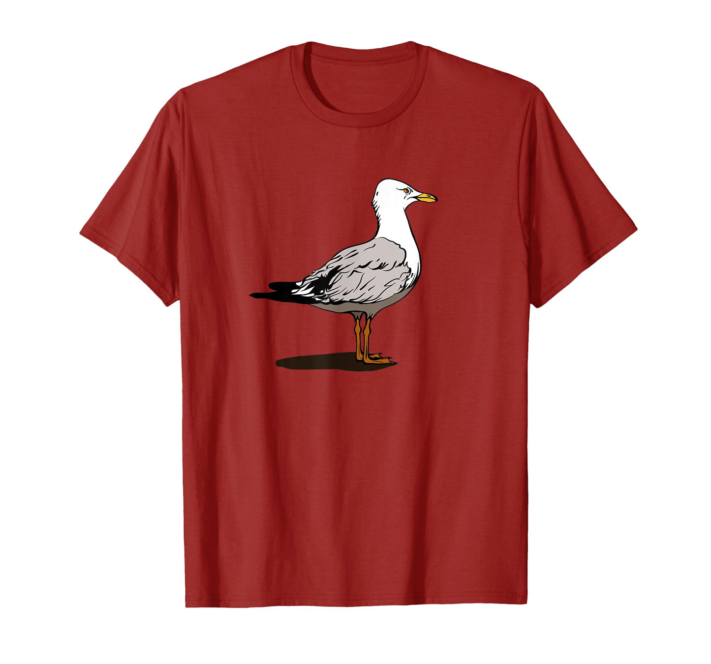 Funny Seagull Bird Ocean Beach Summer Wildlife Nature Art T-Shirt