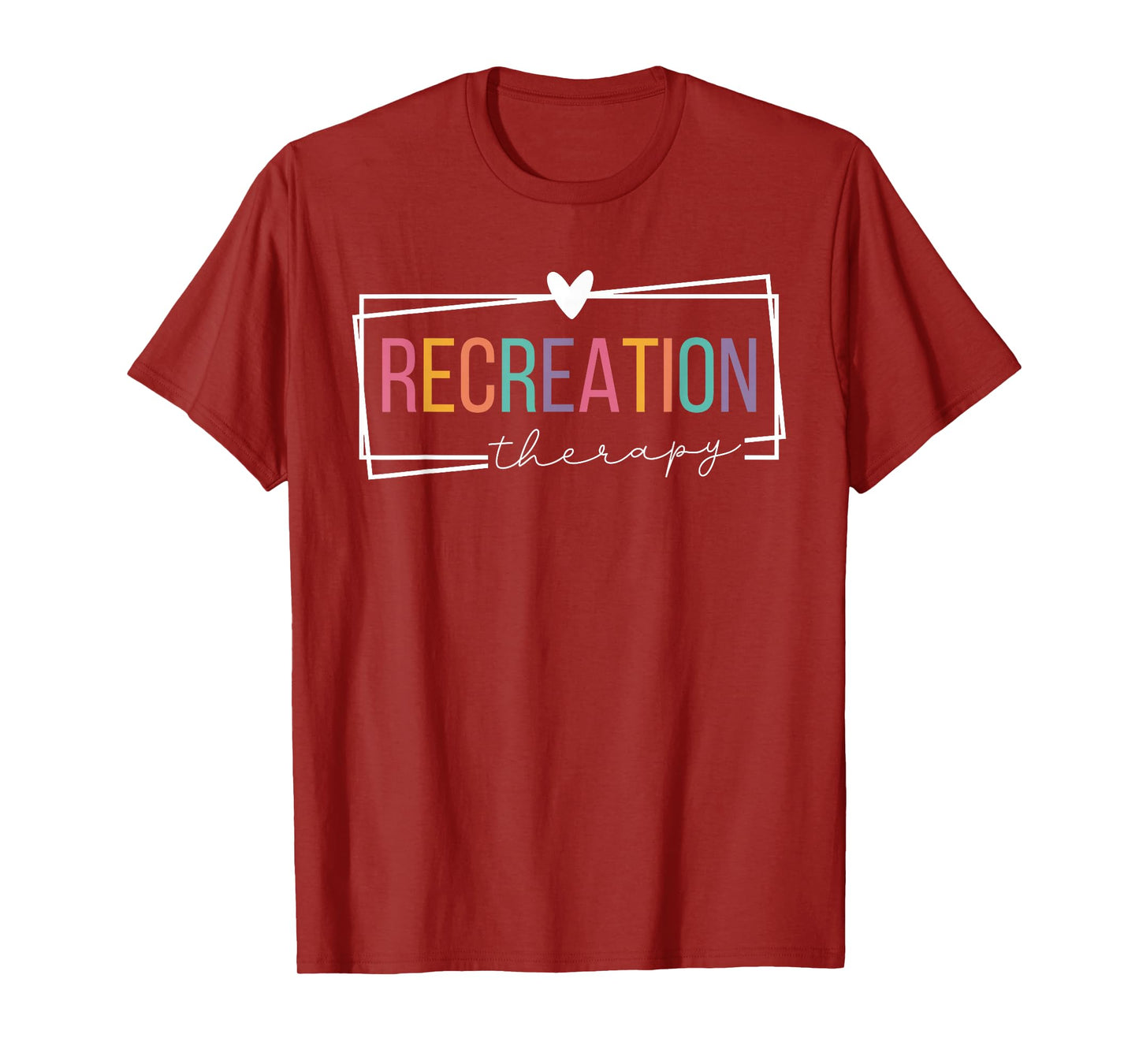 Recreation Therapy Recreational Therapist Retro Women Men T-Shirt