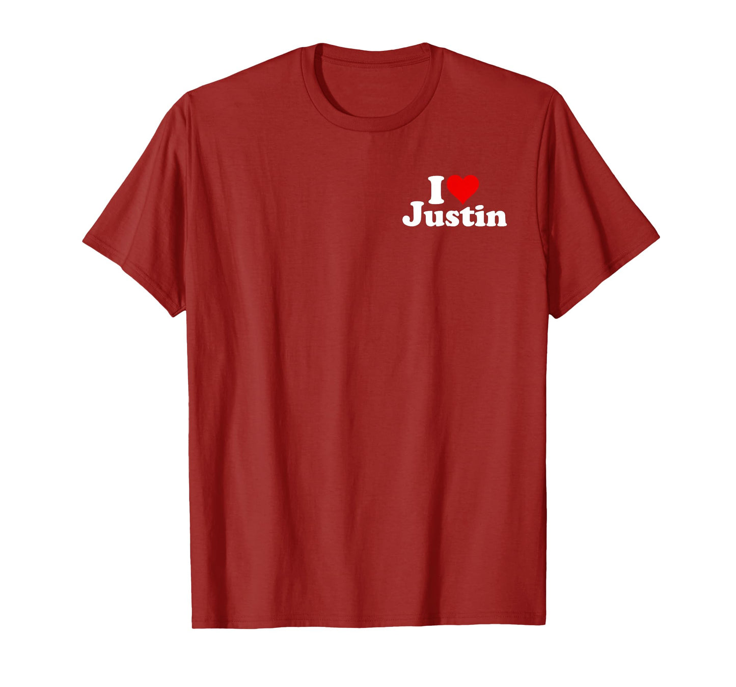 I LOVE HEART JUSTIN T-Shirt
