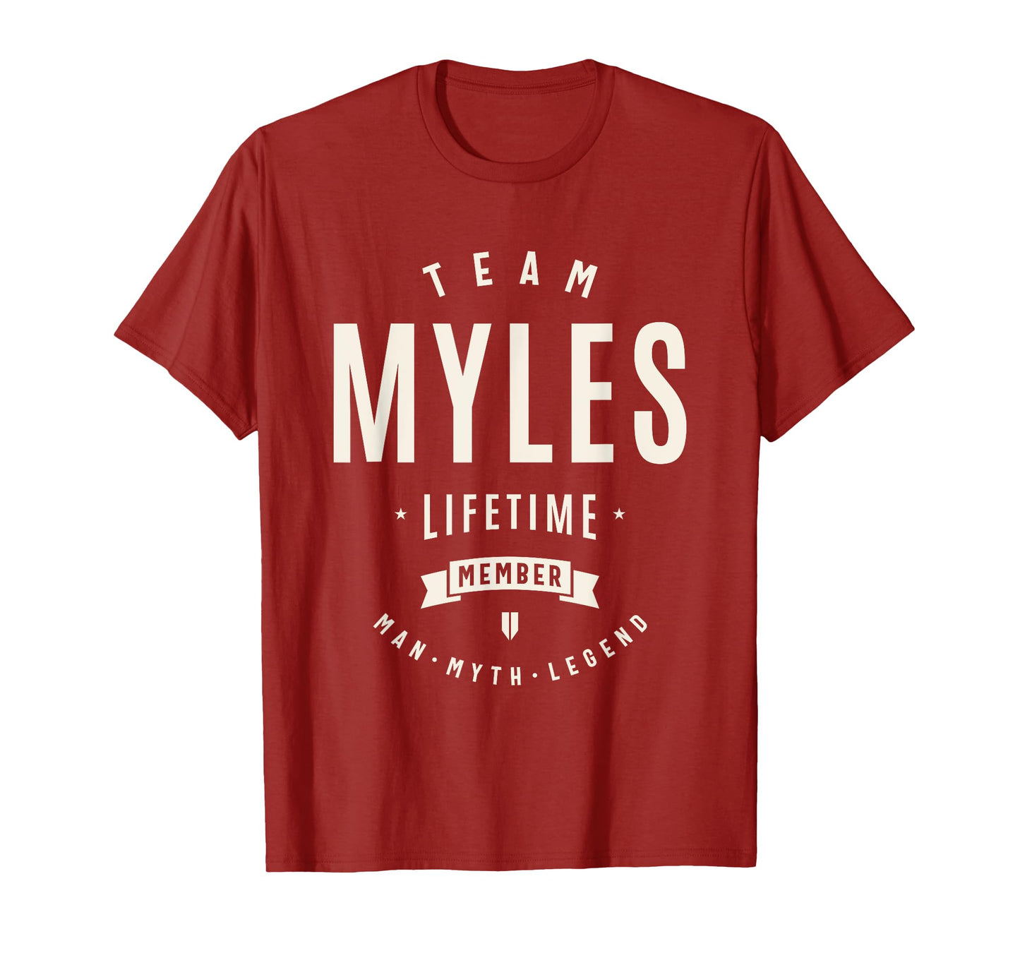 Team Myles Lifetime Member Funny Name Myles T-Shirt