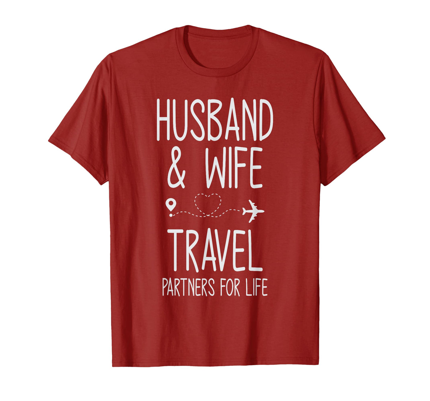 Couple Matching Husband And Wife Travel Partners For Life T-Shirt