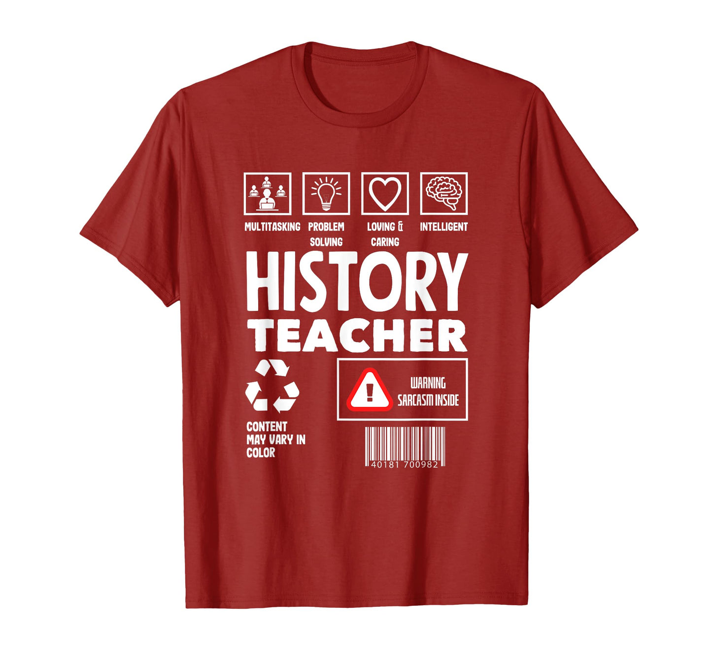 Funny History Teacher T-Shirt