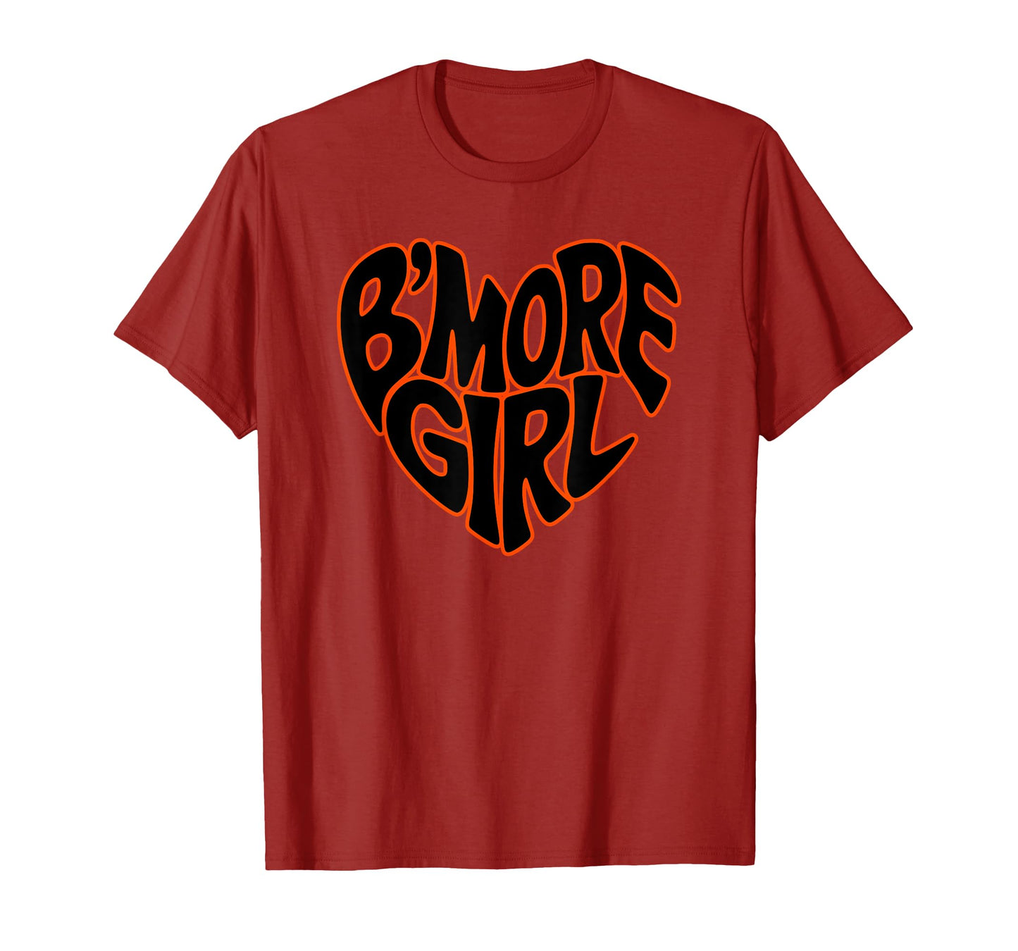 Retro Baltimore Girls Home Pride Iconic B'More Girl T-Shirt