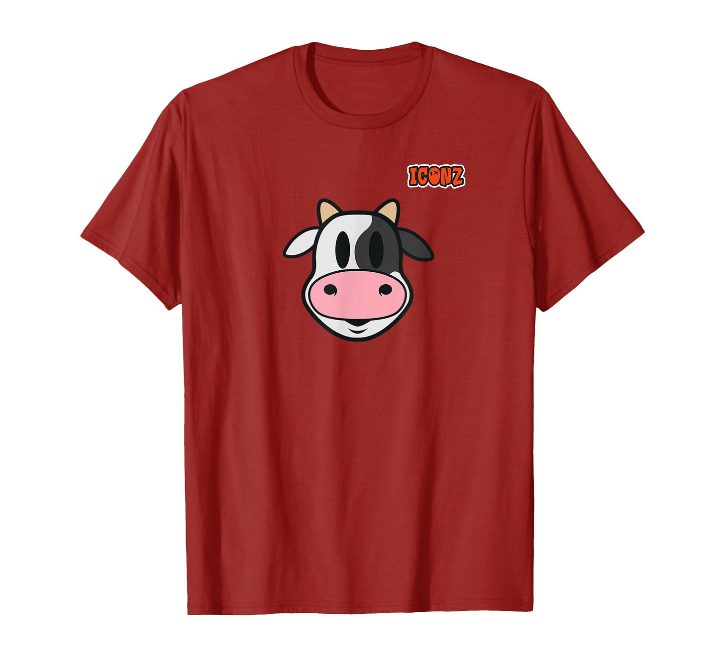 happy cow face emoticon emoji T-Shirt