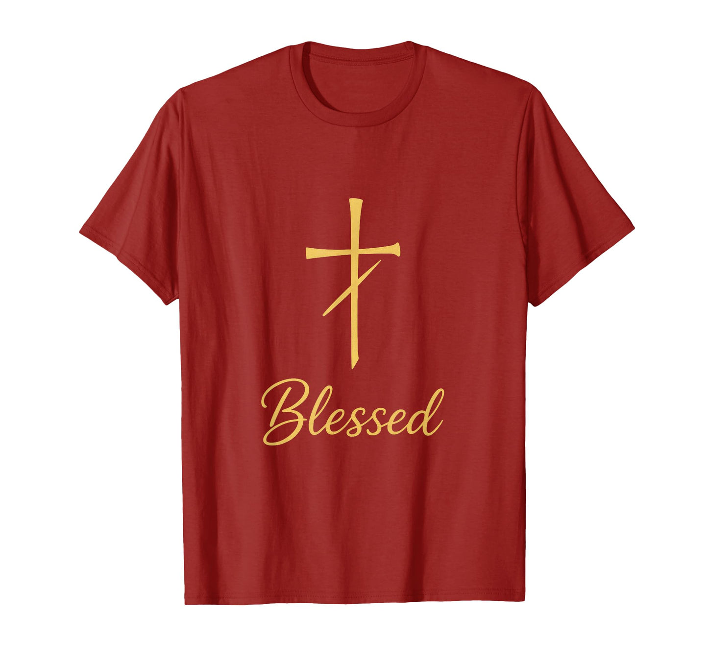 Blessed - Christian Cross Inspirational Faith T-Shirt
