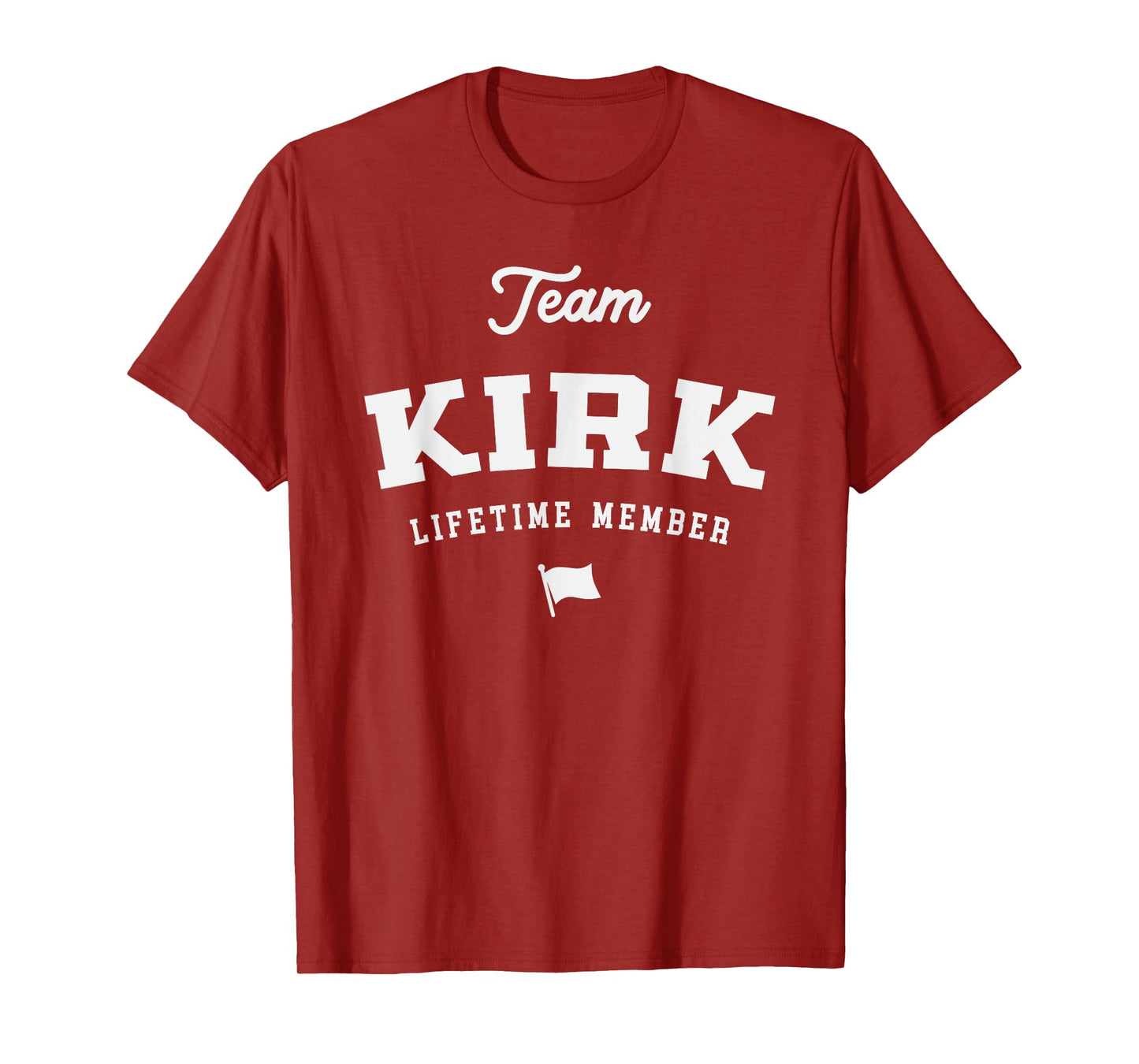 Team Kirk Lifetime Member Funny Name Kirk T-Shirt