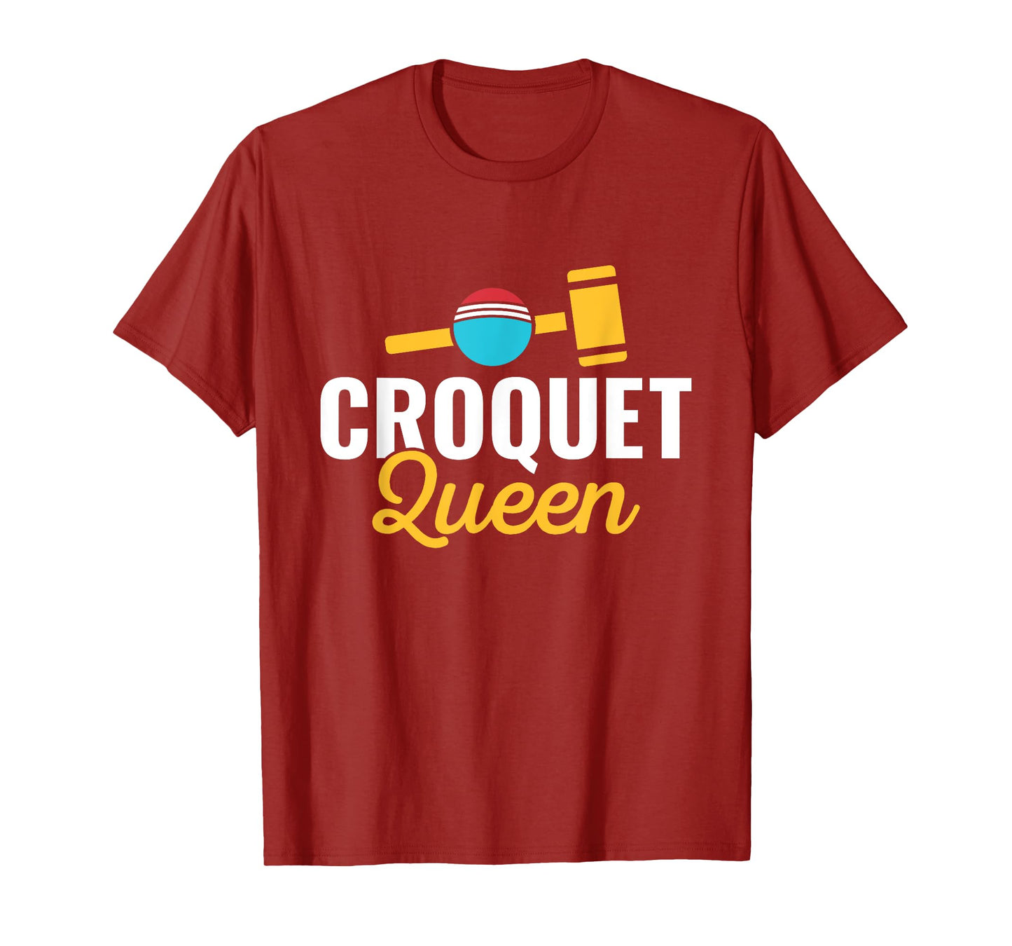 Croquet Queen Croquet Player Lawn Games Lover T-Shirt