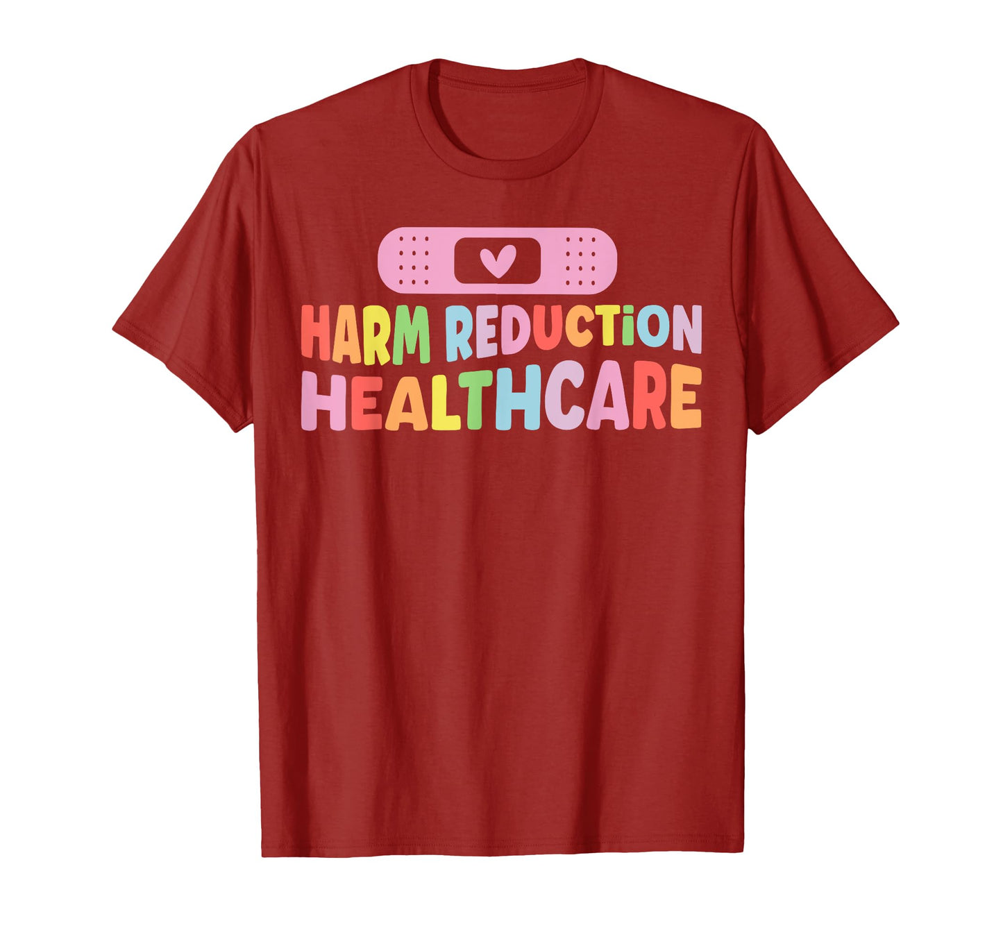Retro Flower Harm Reduction Healthcare Overdose Awareness T-Shirt