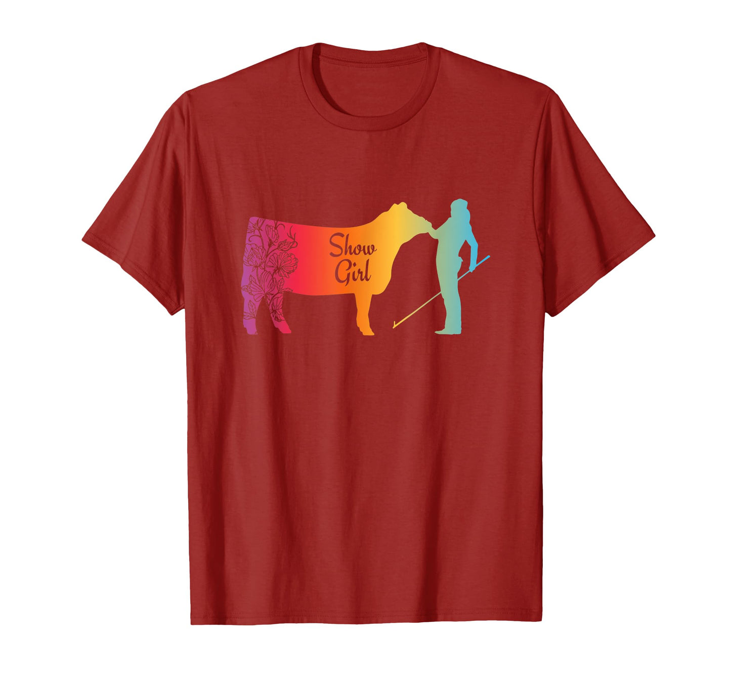 Show Girl - Fun Livestock Cattle Showing T-Shirt