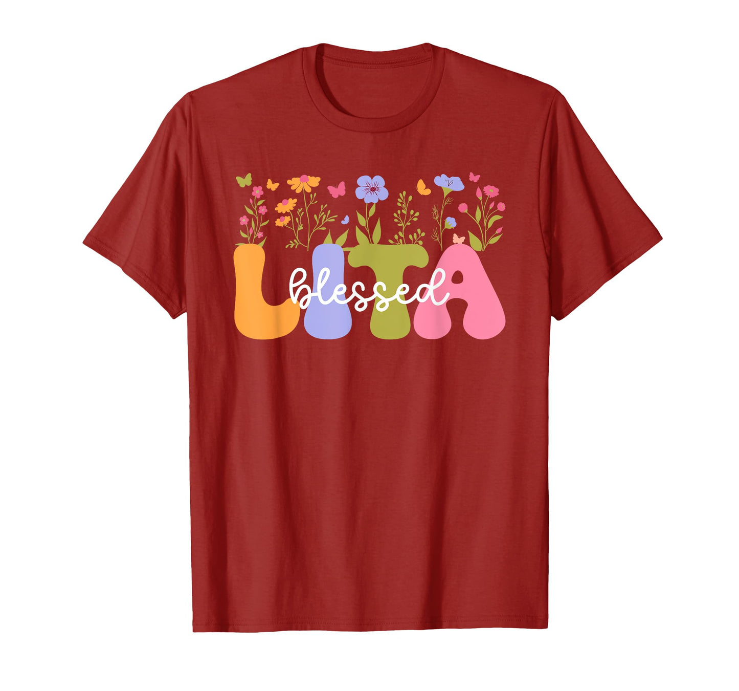 Blessed Lita Grandma Groovy Lita Grandmother T-Shirt