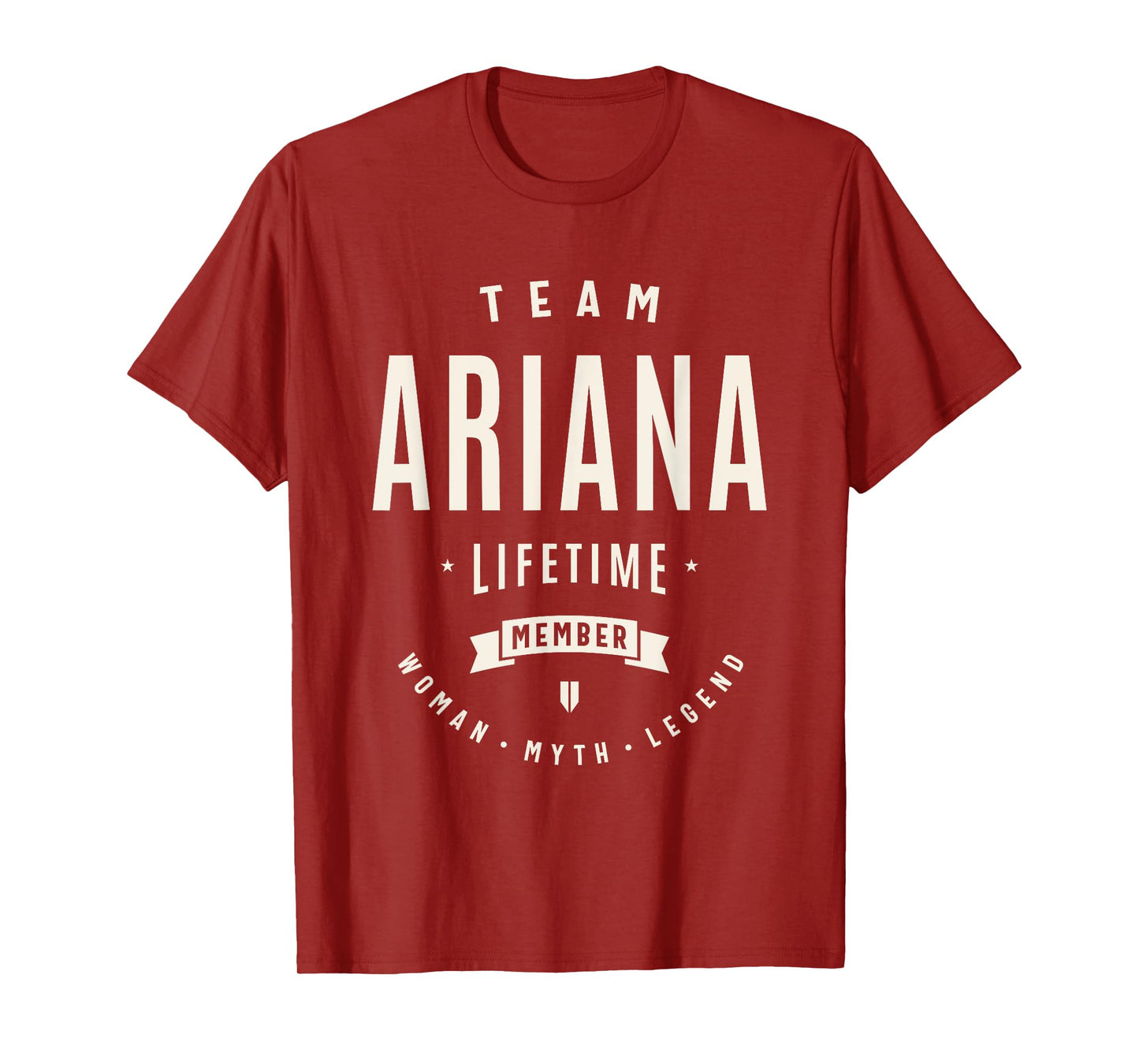 Team Ariana Lifetime Member Funny Name Ariana T-Shirt