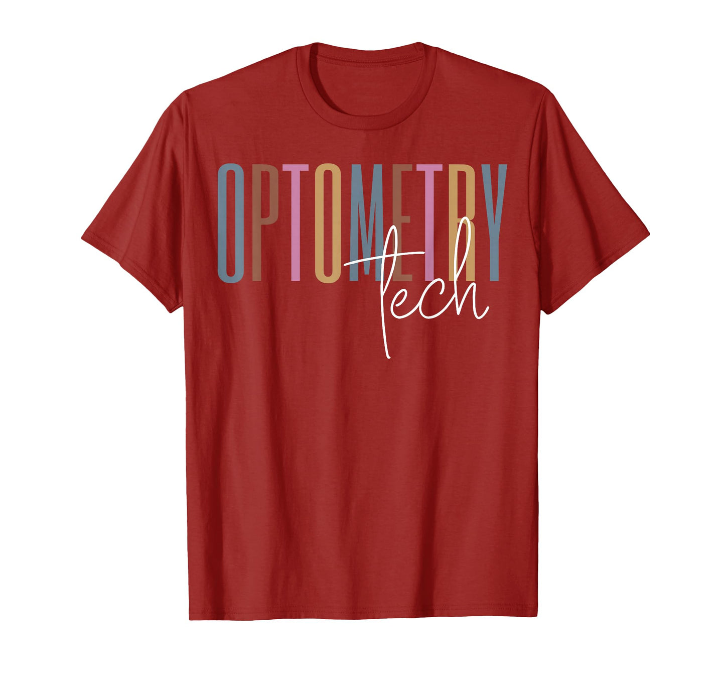 Retro Optometry Tech Optometrist Ophthalmologist Optician T-Shirt