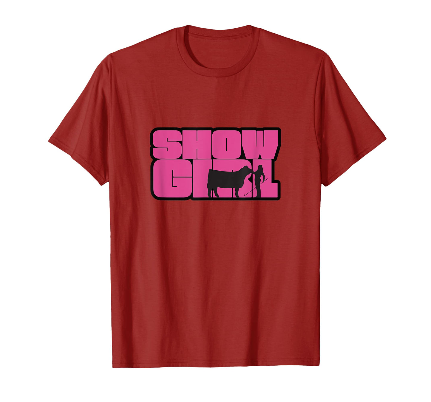 Show Girl - Fun Livestock Cattle Showing T-Shirt