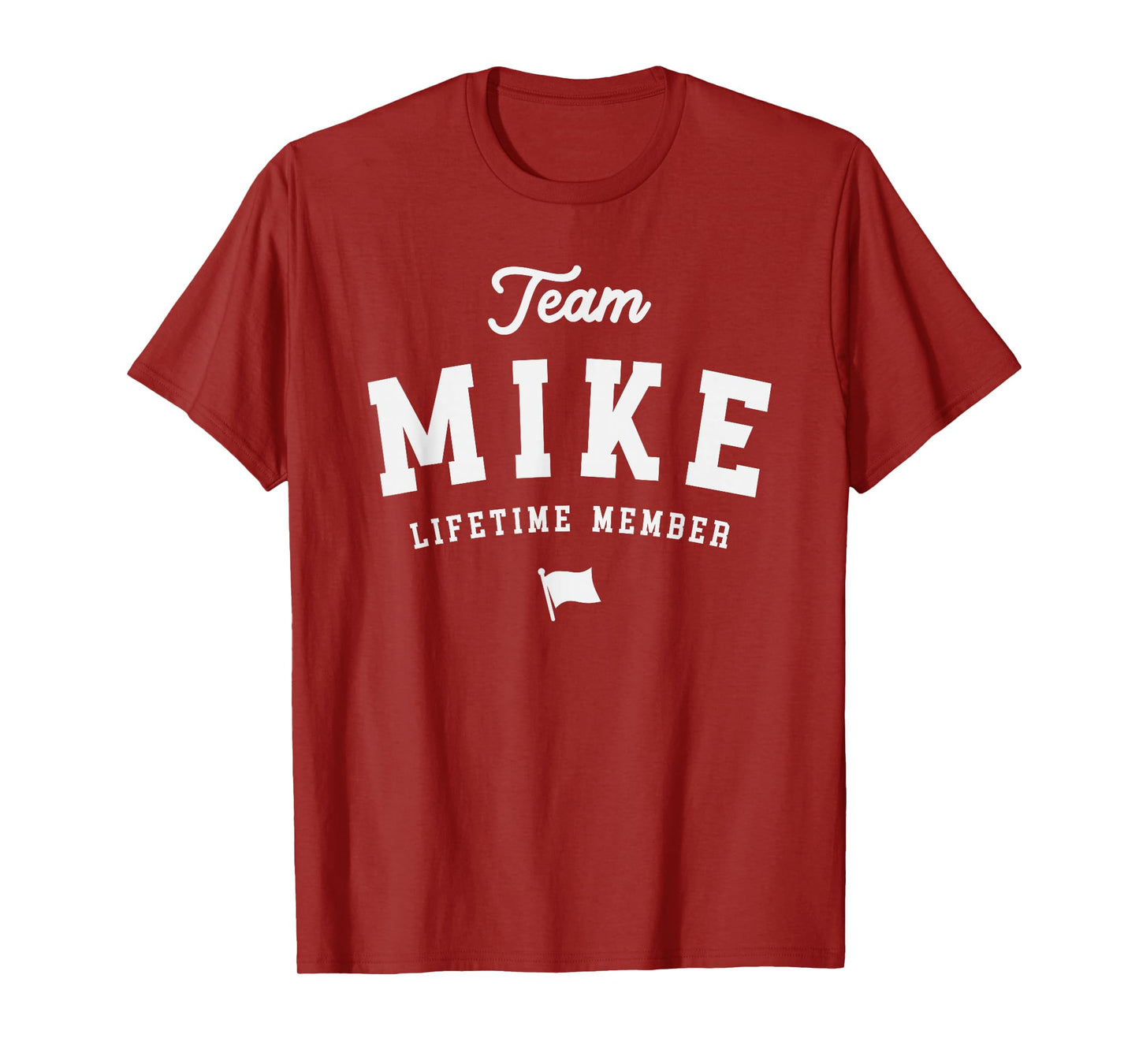 Mike Personalized Name Apparel Cld Unisex Adult Team Mike Lifetime Member Funny Name Mike T-Shirt Black Small Classic Fit Crew Neck Modern Casual Sports Cotton Blend Machine Wash Short Sleeve