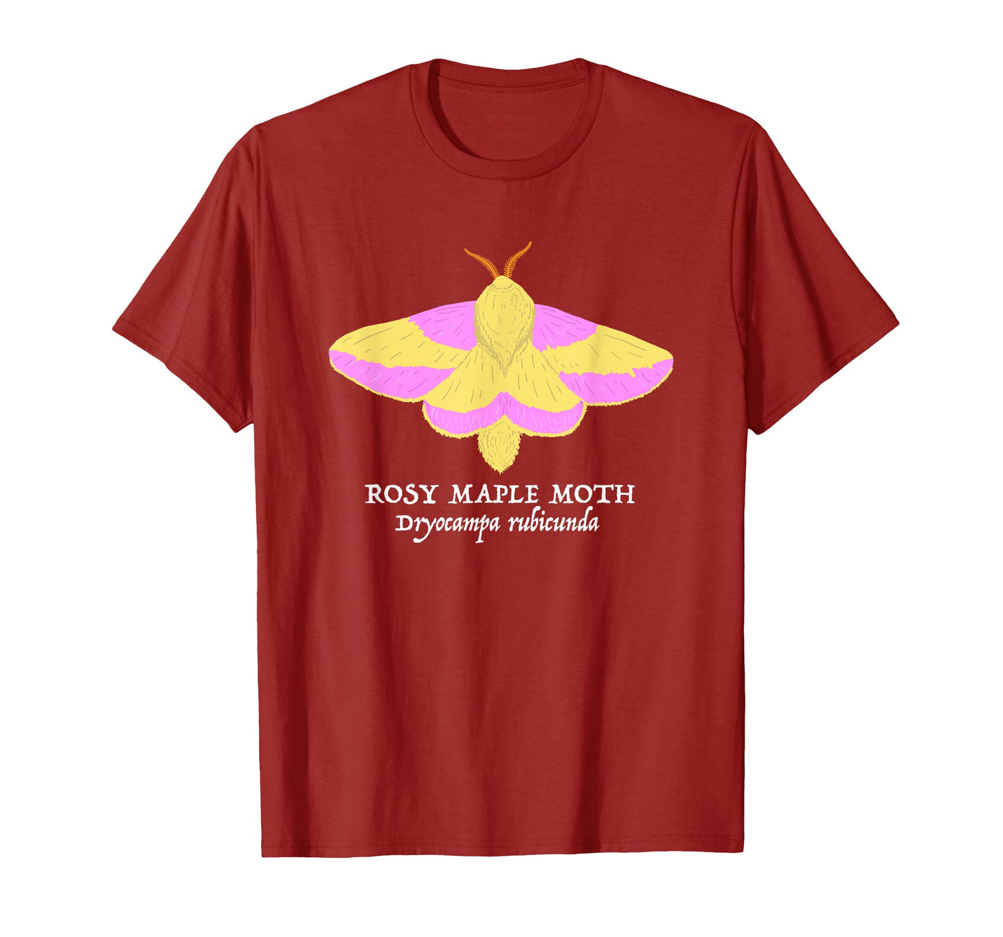 Rosy Maple Moth Dryocampa rubicunda Nature Wildlife T-Shirt