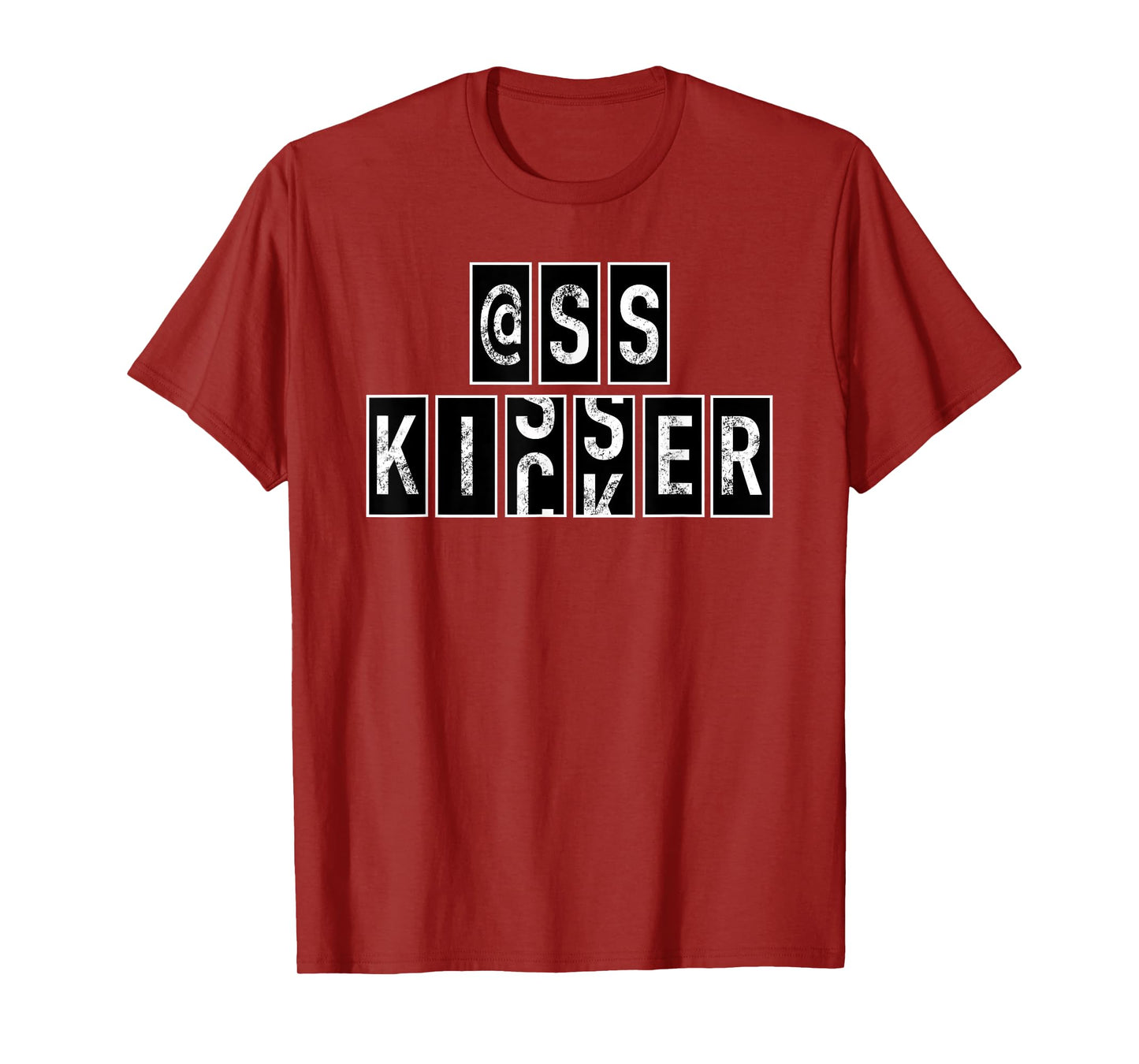 Ass Kisser @ss Butt Kicker Grunge Motivational Odometer T-Shirt