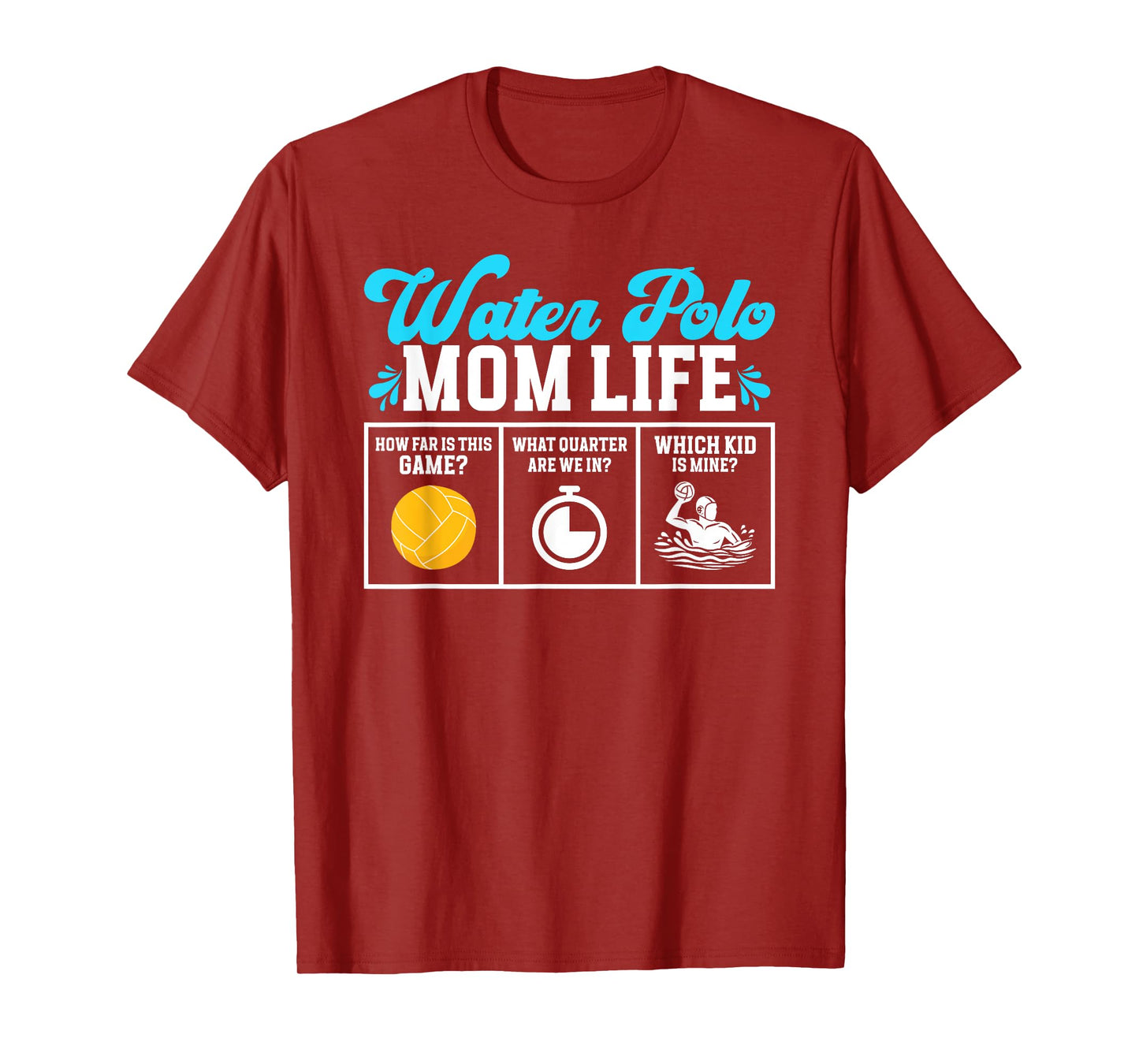 Water Polo Mom Life Water Polo Player Mom Water Polo Mama T-Shirt