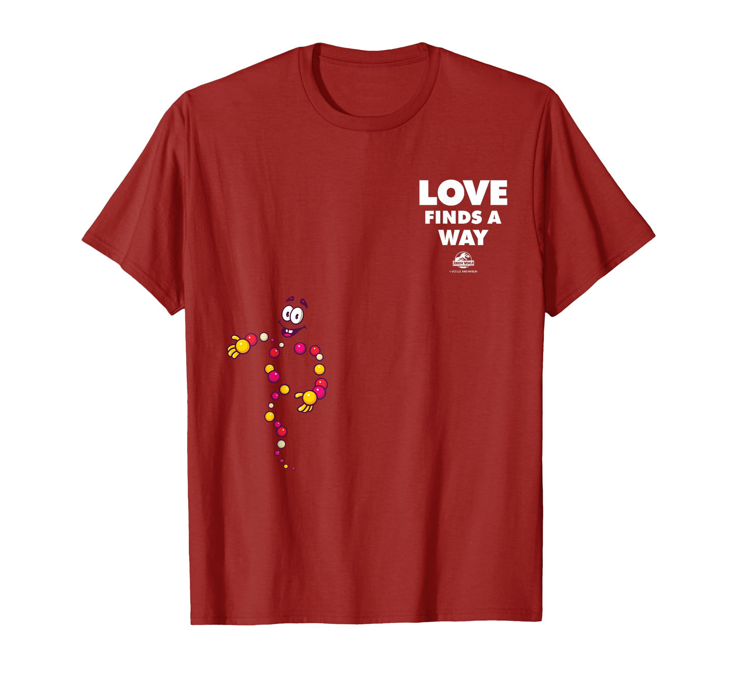 Jurassic World Mr. DNA Love Finds A Way T-Shirt