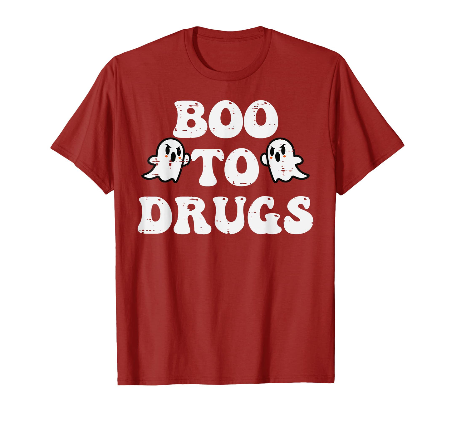Red Ribbon Week Boo to Ghost Halloween Men Women Kids T-Shirt