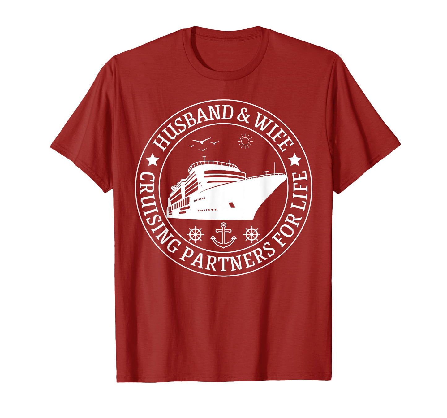 Cruising Husband And Wife Cruise Partners For Life Matching T-Shirt