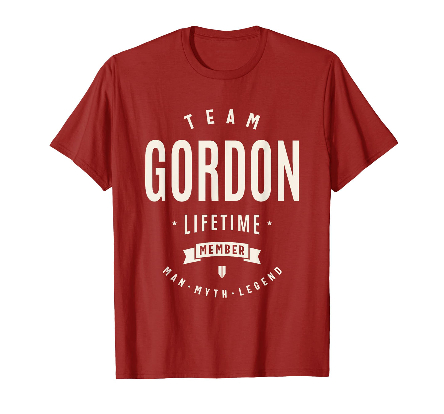 Team Gordon Lifetime Member Funny Name Gordon T-Shirt