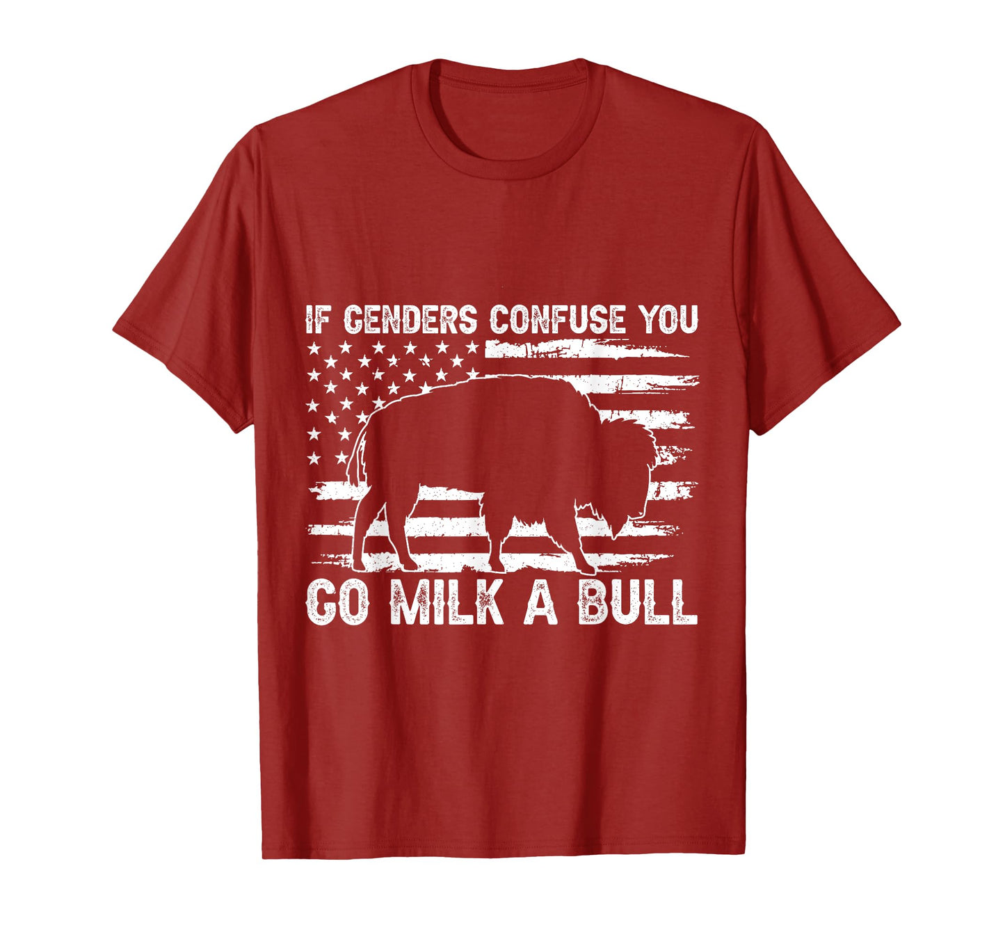 If Genders Confuse You Go Milk a Bull Vintage T-Shirt
