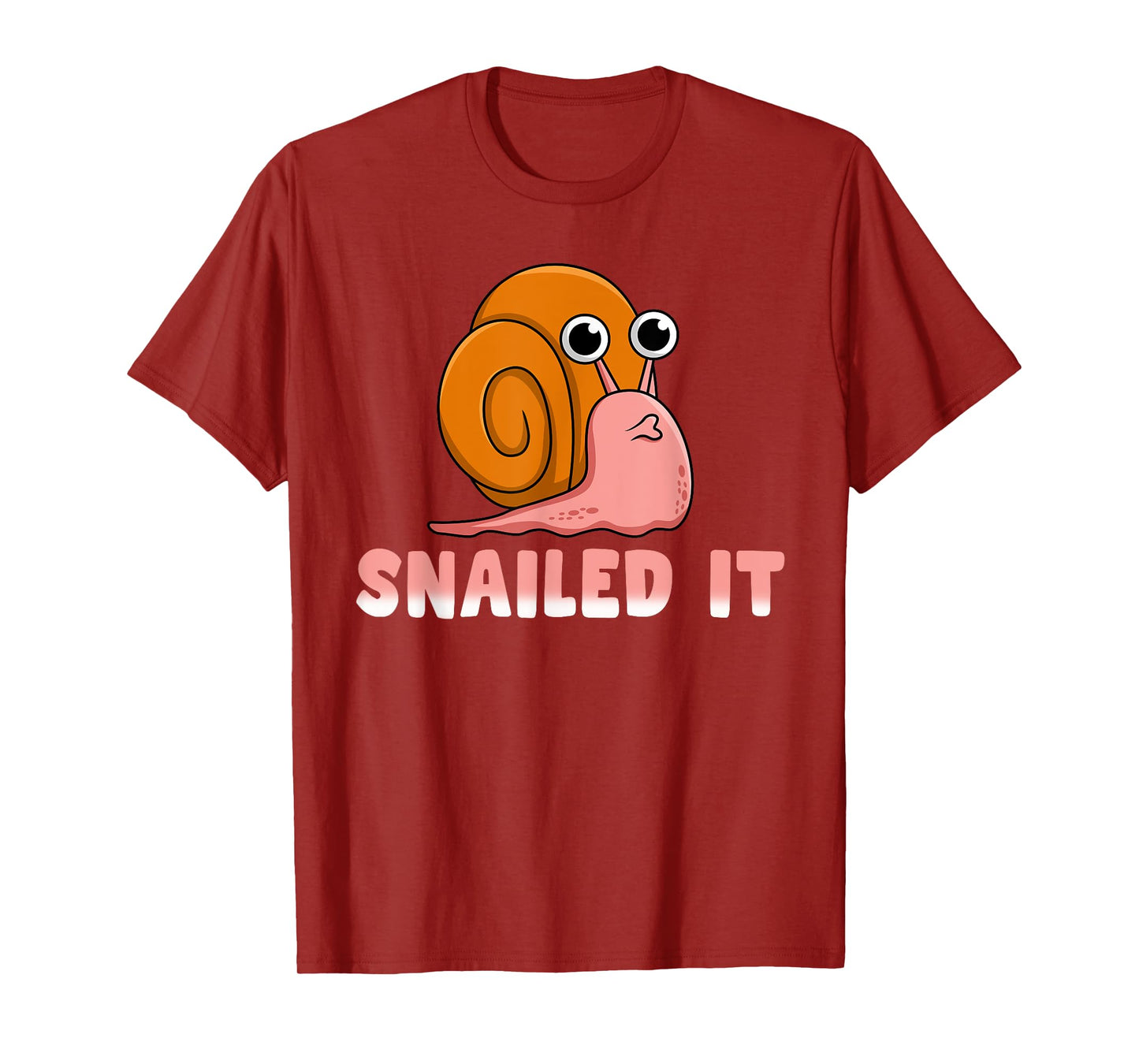 Snailed It Funny Snail T-Shirt