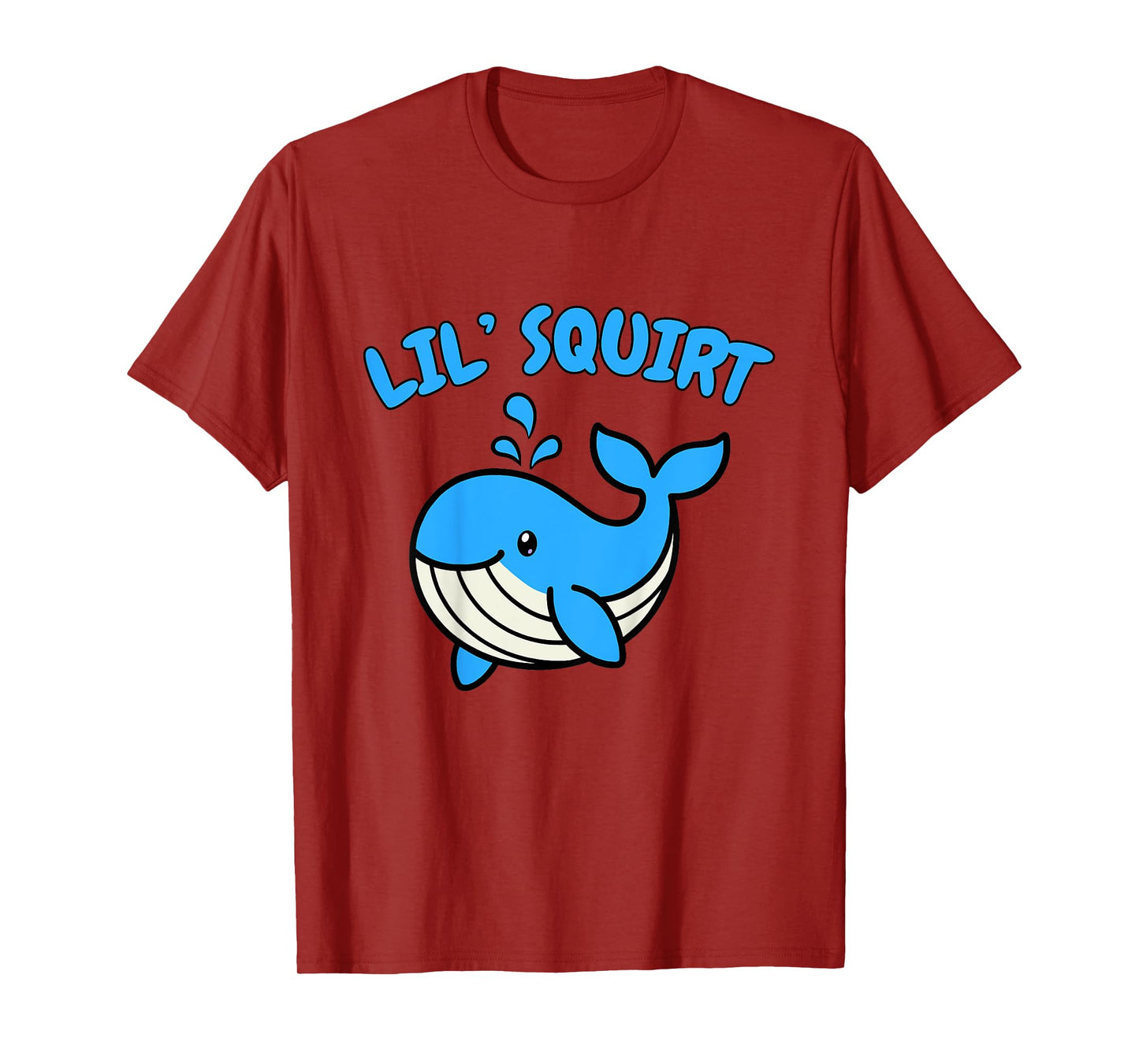 Cute Whale Lover Kids Lil Squirt Toddler Baby Boy Girl Youth T-Shirt