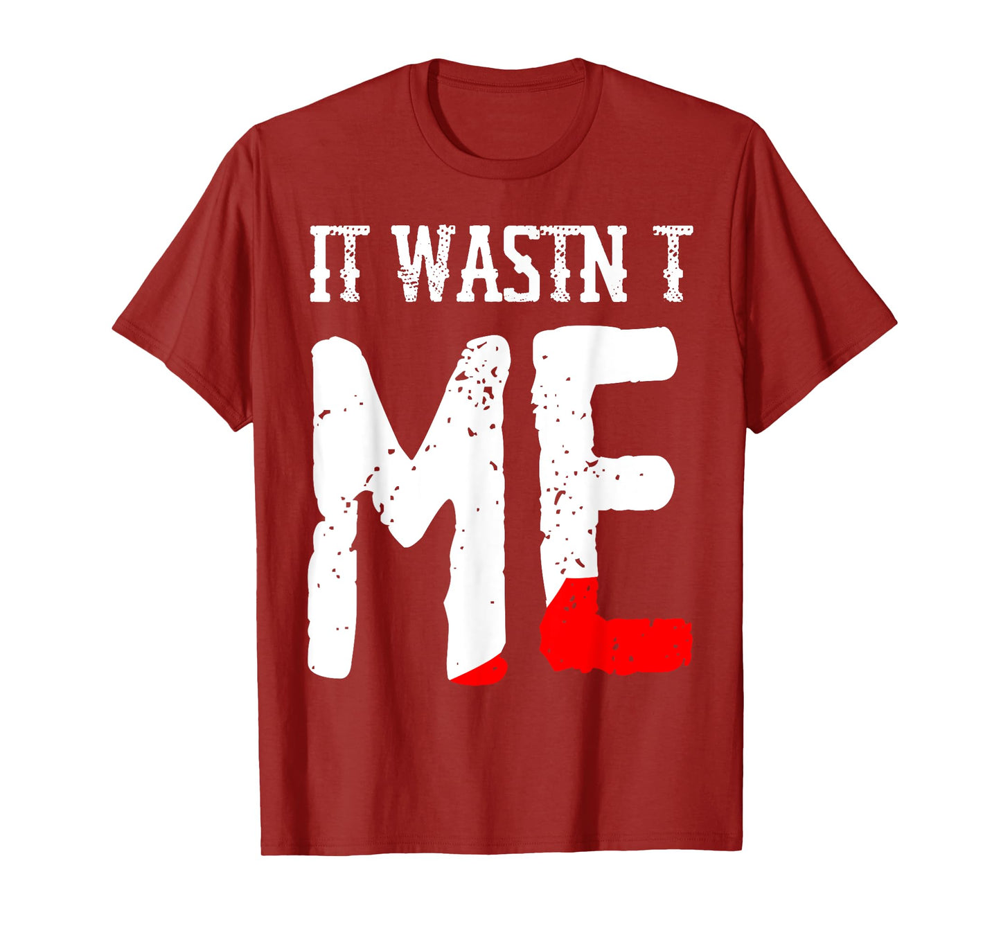 Funny It Wasnt Me Murder Mystery Party Costume T-Shirt