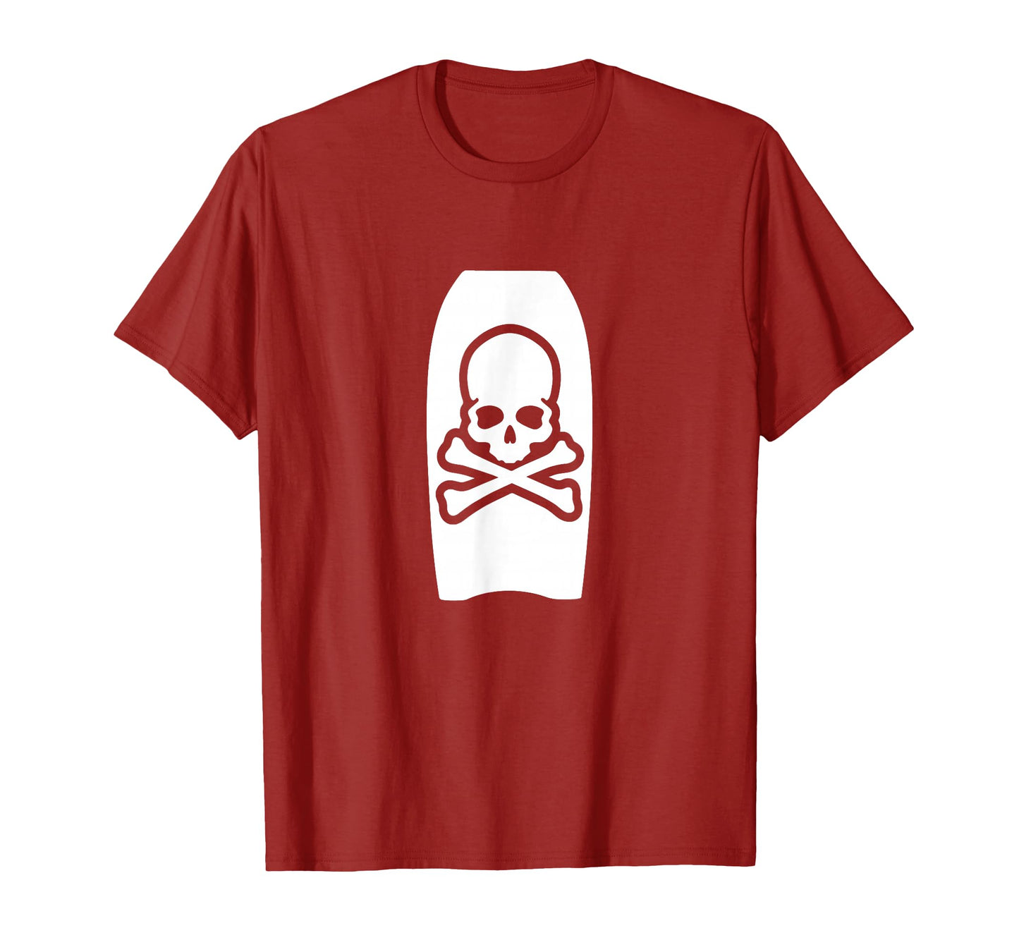 Bodyboarding Skull and Cross Bones T-Shirt