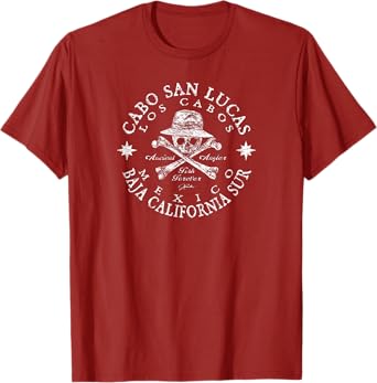 JCombs: Cabo San Lucas, Mexico, Ancient Angler, Fishing T-Shirt
